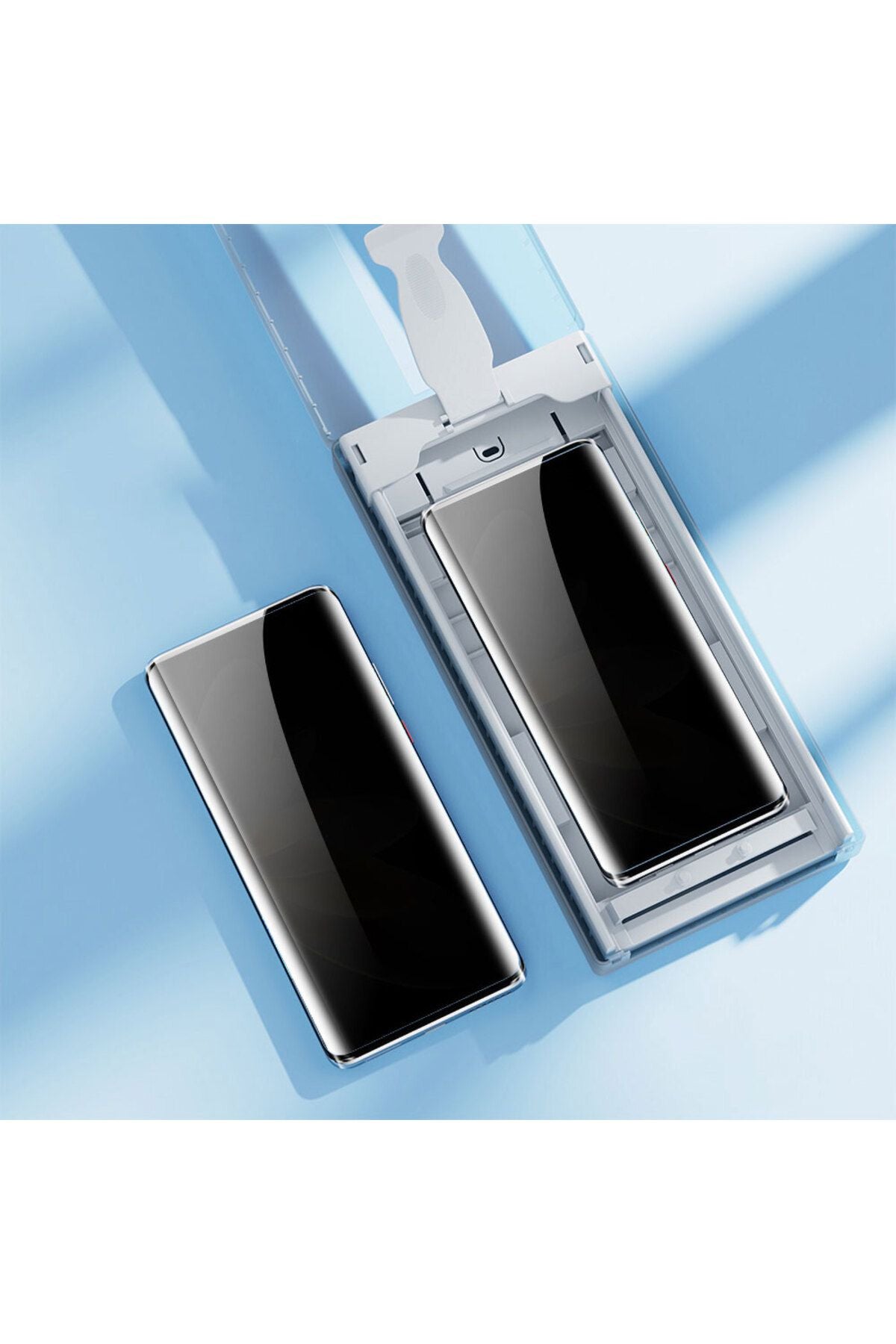 Galaxy S23 Ultra Uyumlu Zore Kolay Uygulama Aparatlı Privacy Easy Body Hayalet Ekran Koruyucu