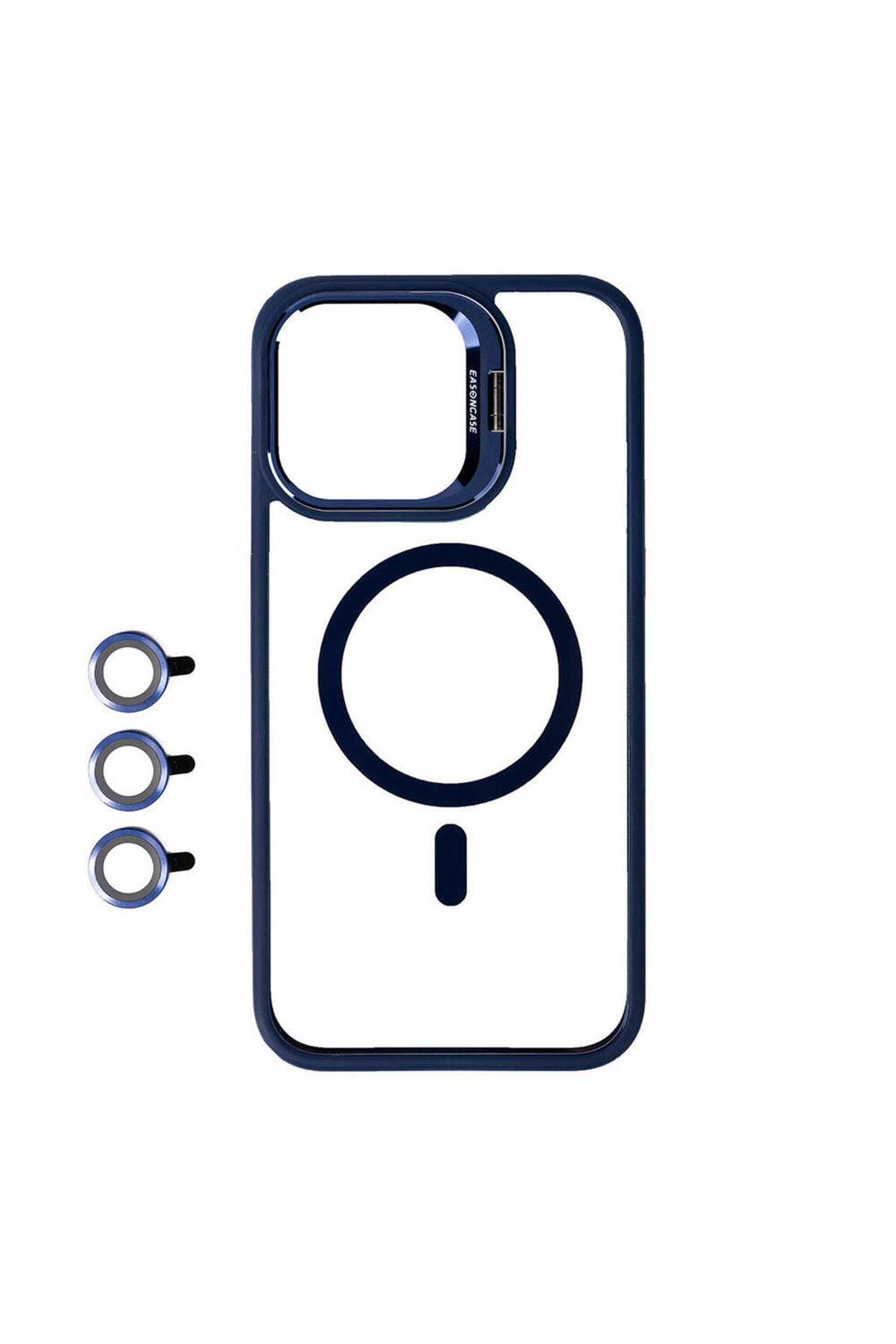 iPhone 15 Pro Uyumlu Magsafe Wireless Şarj Özellikli Standlı ALT Magsafe Klon LALTli Kılıf-La