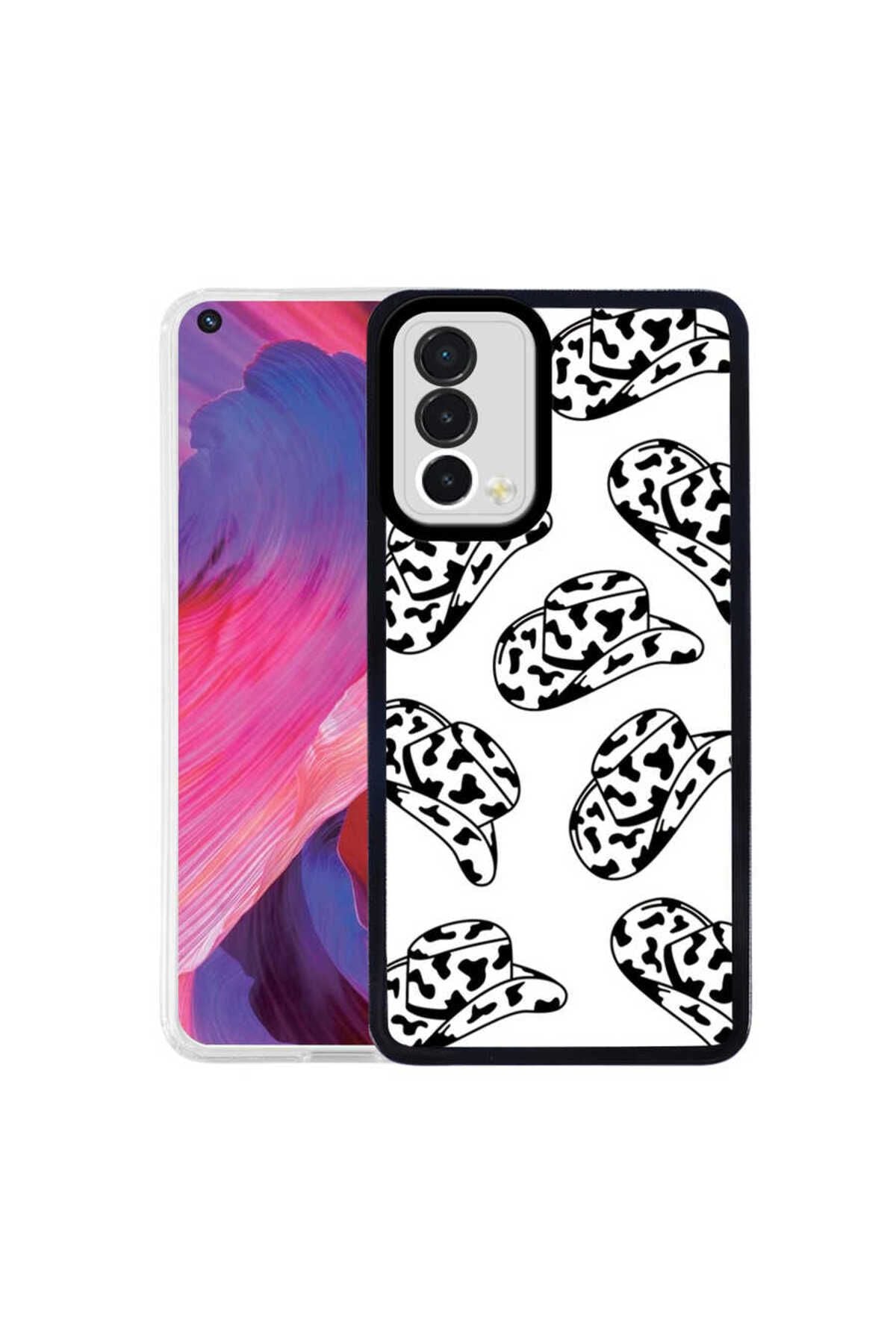 A74 4G Kılıf TUVA M-Fit Desenli Kapak - Cow No1