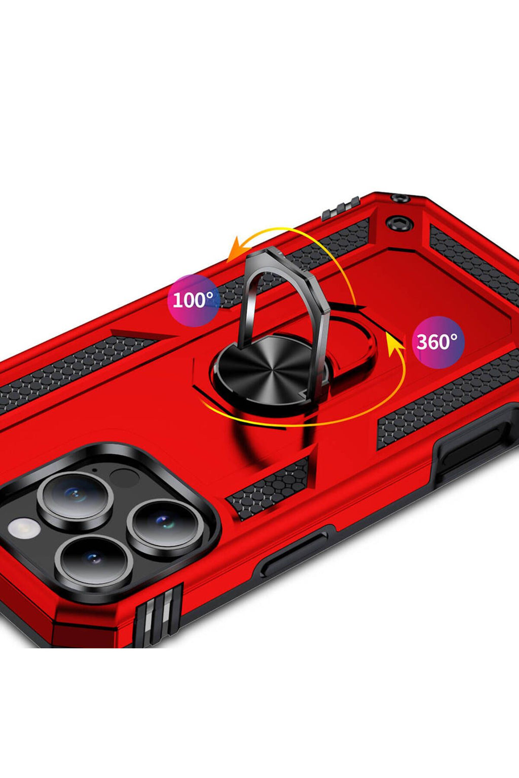 Apple iPhone 16 Pro Max Kılıf Zore Vega Kapak-Kırmızı