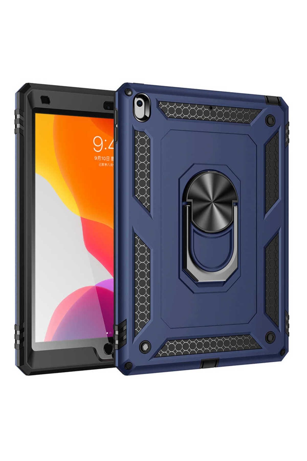 iPad 10.2 2021 (9.Nesil) - Uyumlu Uyumlu Zore Tablet Vega Kapak-Mavi