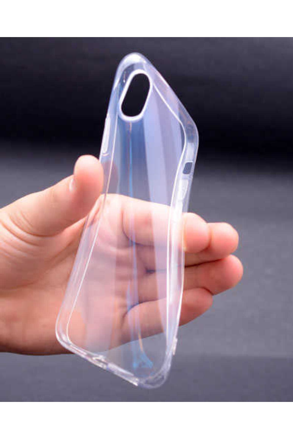 iPhone XS 5.8 Kılıf Zore İmax Silikon - Renksiz