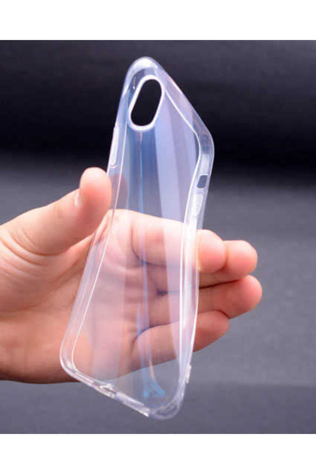 iPhone XS 5.8 Kılıf Zore İmax Silikon - Renksiz