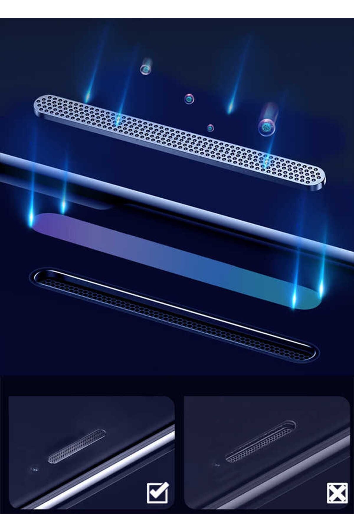iPhone SE 2022 Uyumlu Zore Anti-Dust Mat Privacy Temperli Ekran Koruyucu