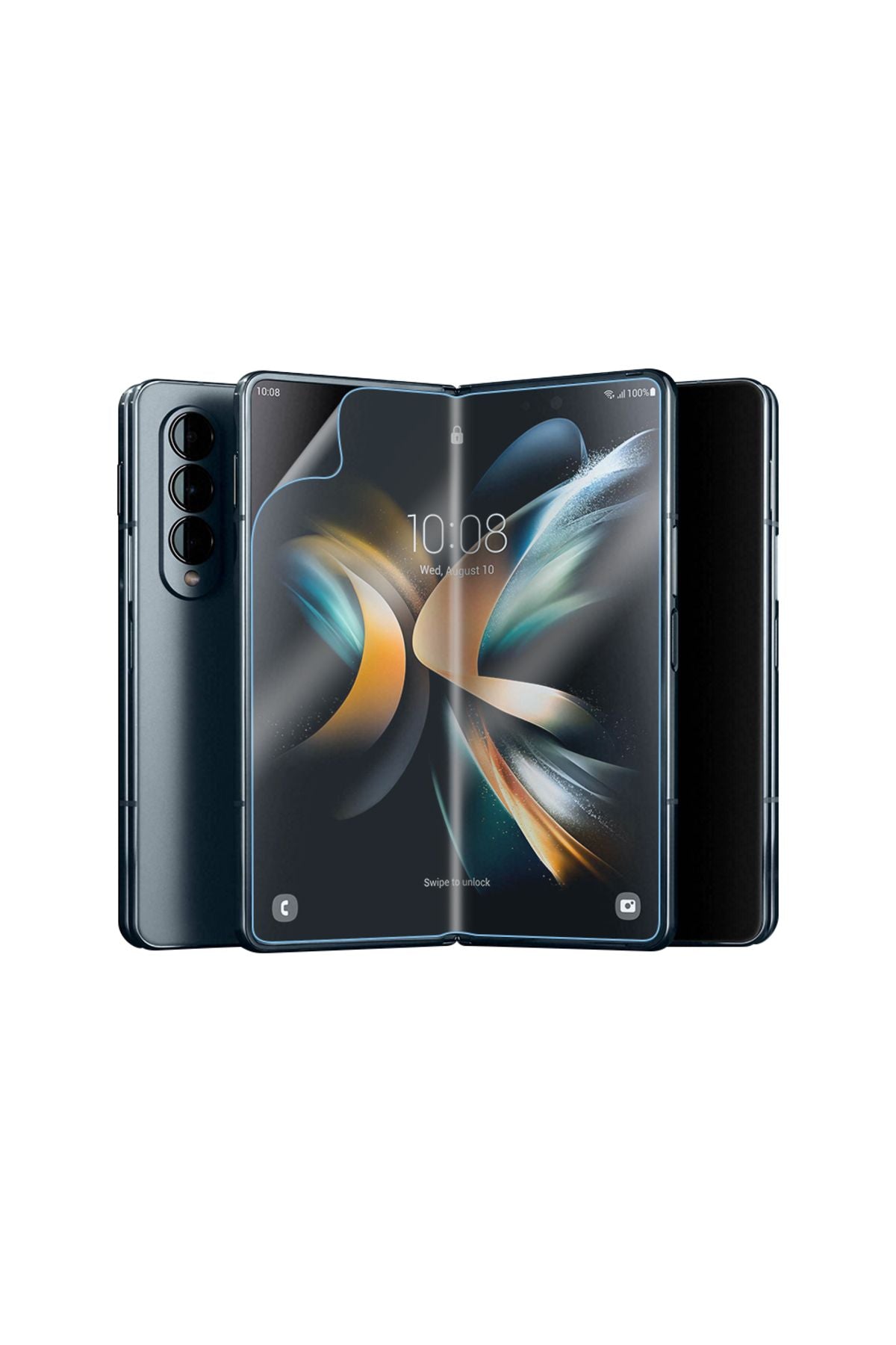 Galaxy Z Fold 5 Uyumlu Zore Hizalama Aparatlı S-Fit Body Ekran Koruyucu