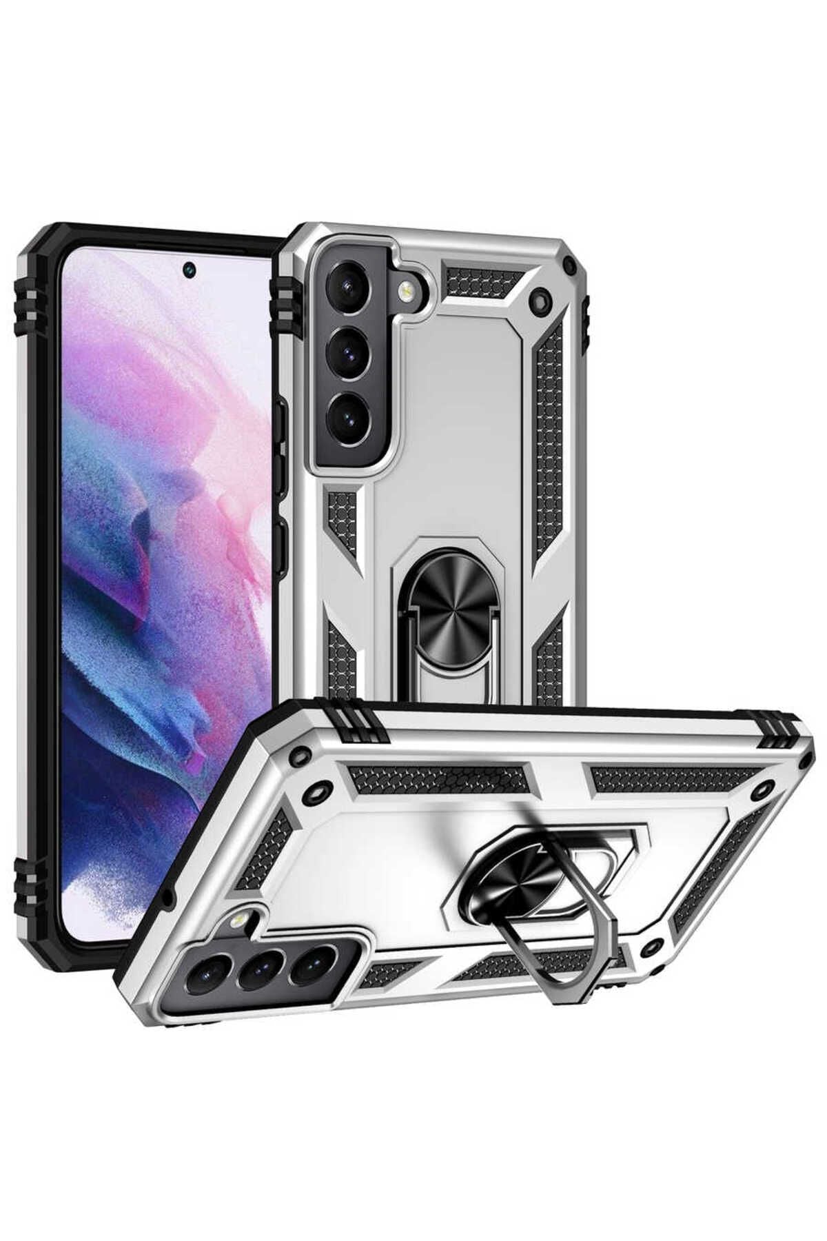 Galaxy S22 Uyumlu Zore Vega Kılıf-Gri