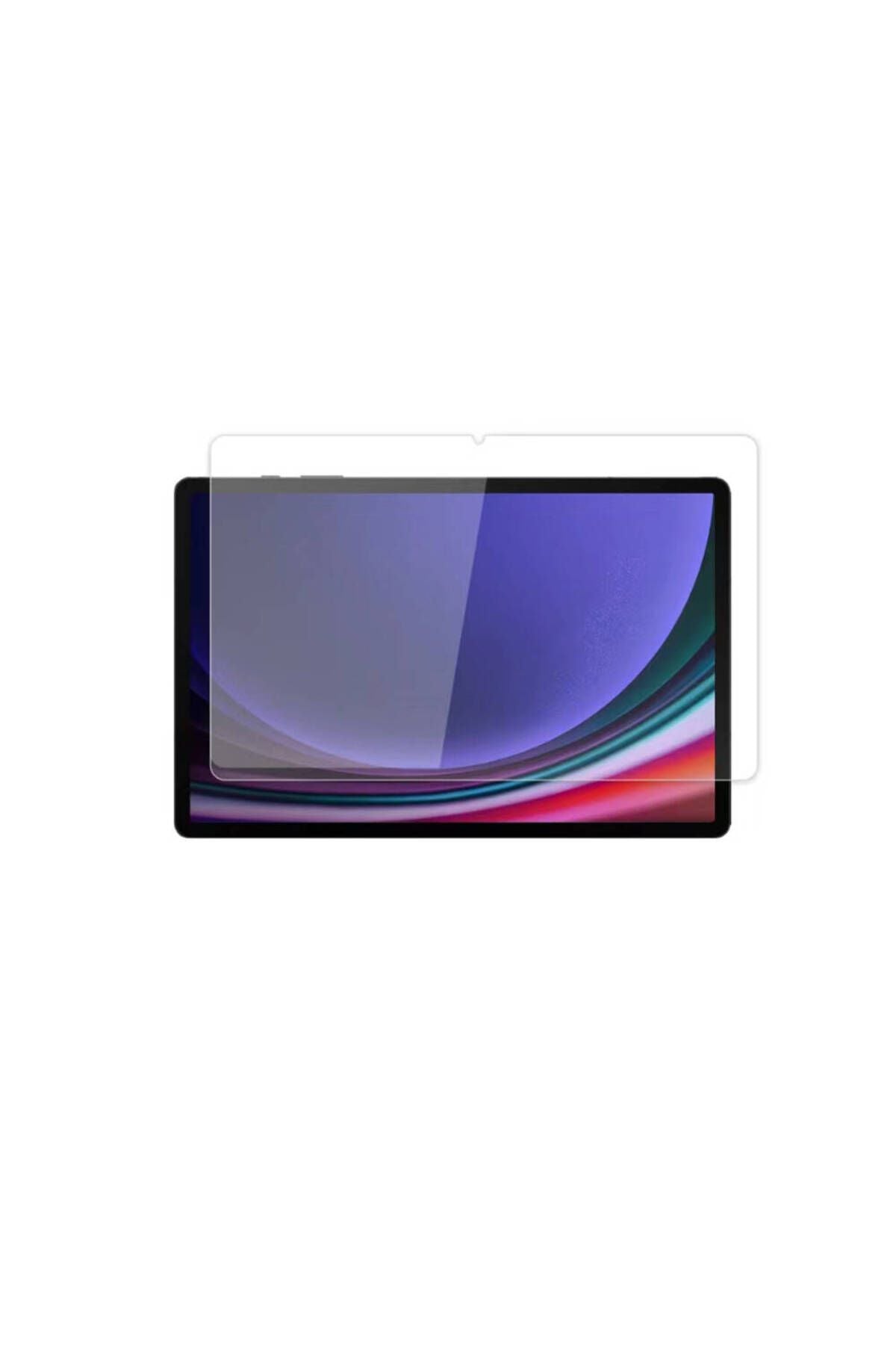Galaxy Tab S9 Plus Uyumlu Zore Tablet Temperli Cam Ekran Koruyucu-Renksiz