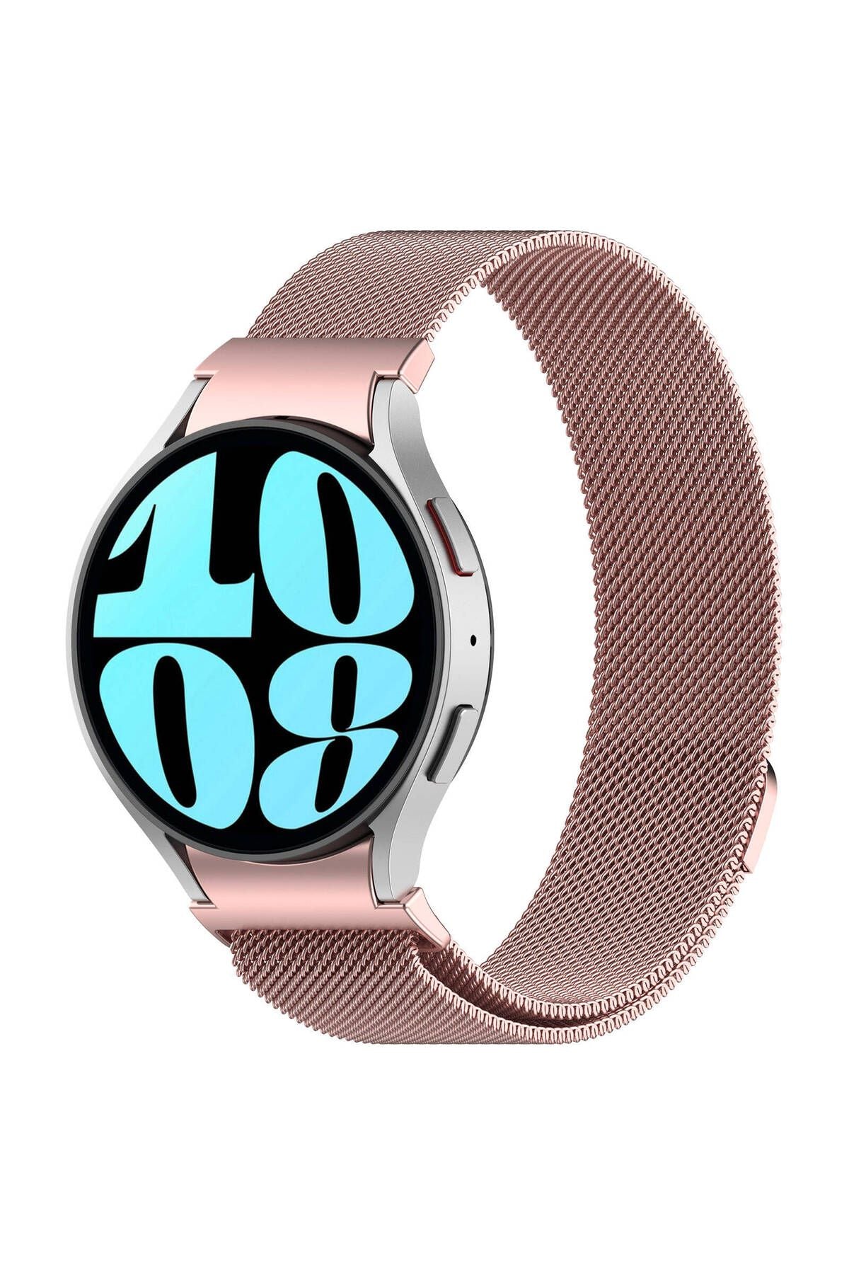 Galaxy Watch 6 Classic 47mm Uyumlu KRD-01 Metal Zore Kordon-Gümüş
