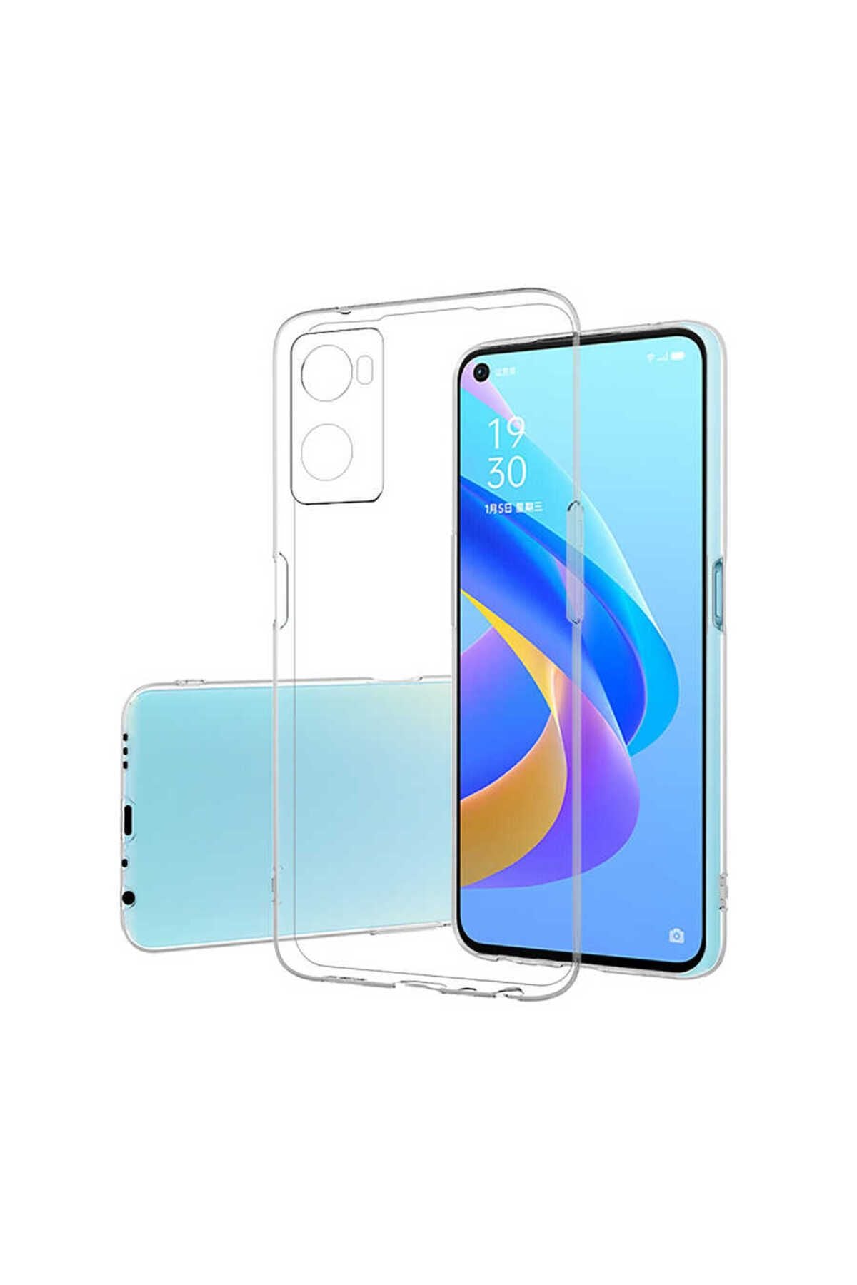 A96 4G Kılıf Zore Süper Silikon Kapak - Renksiz