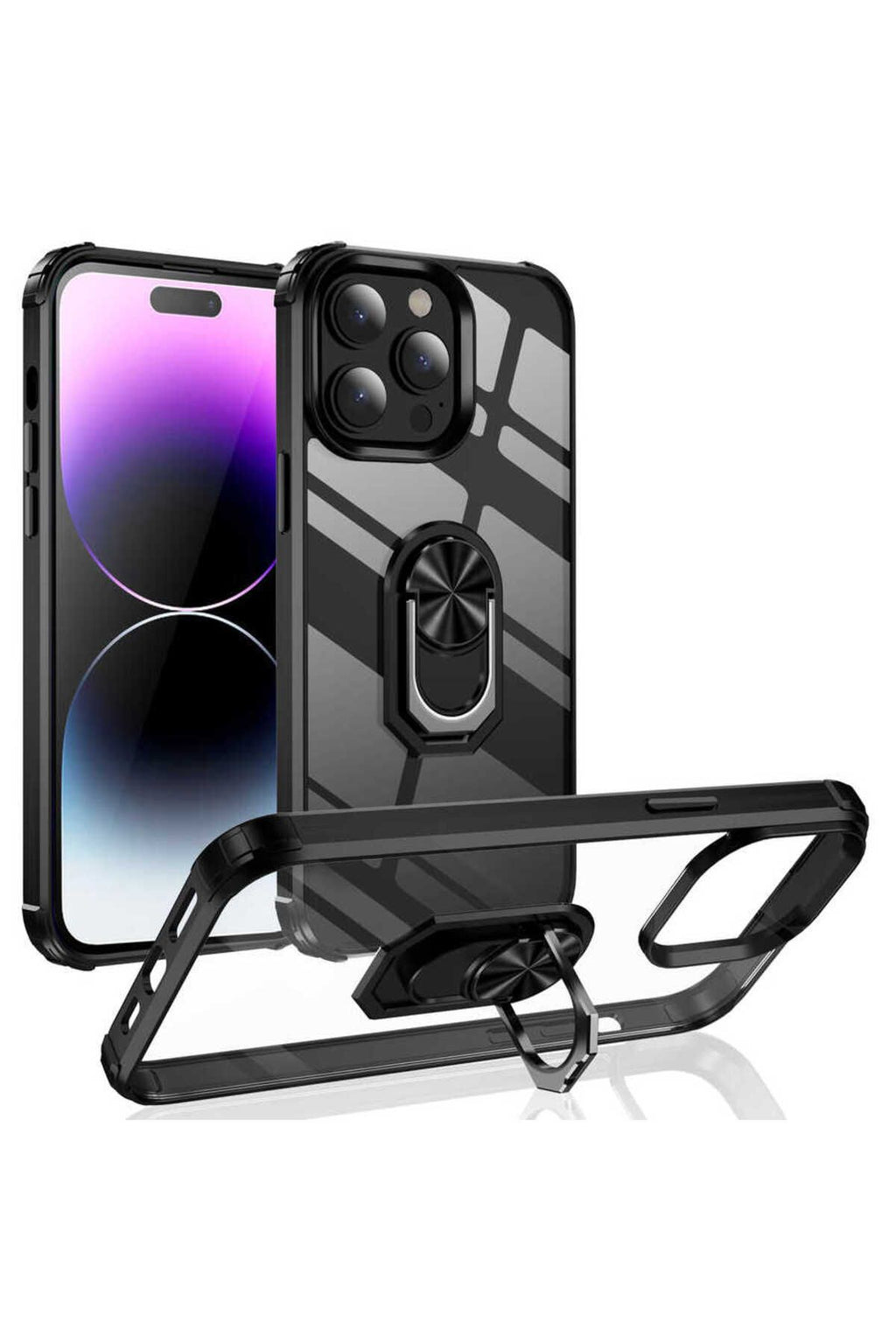 iPhone 14 Pro Uyumlu Zore Mola Kılıf-Siyah