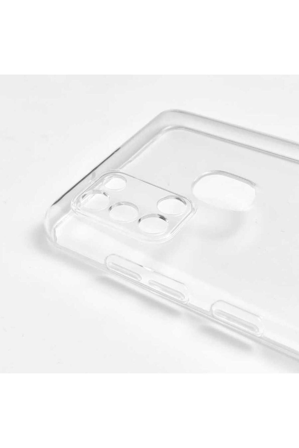 Galaxy A21S Kılıf Zore Kamera Korumalı Süper Silikon Kapak - Renksiz