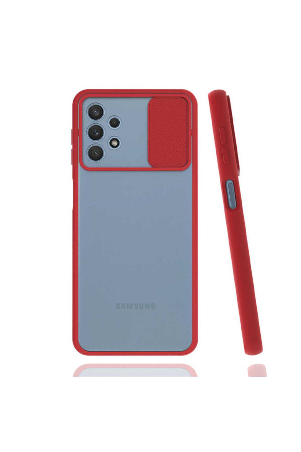 Galaxy A32 4G Kılıf Zore Lensi Kapak - Turkuaz