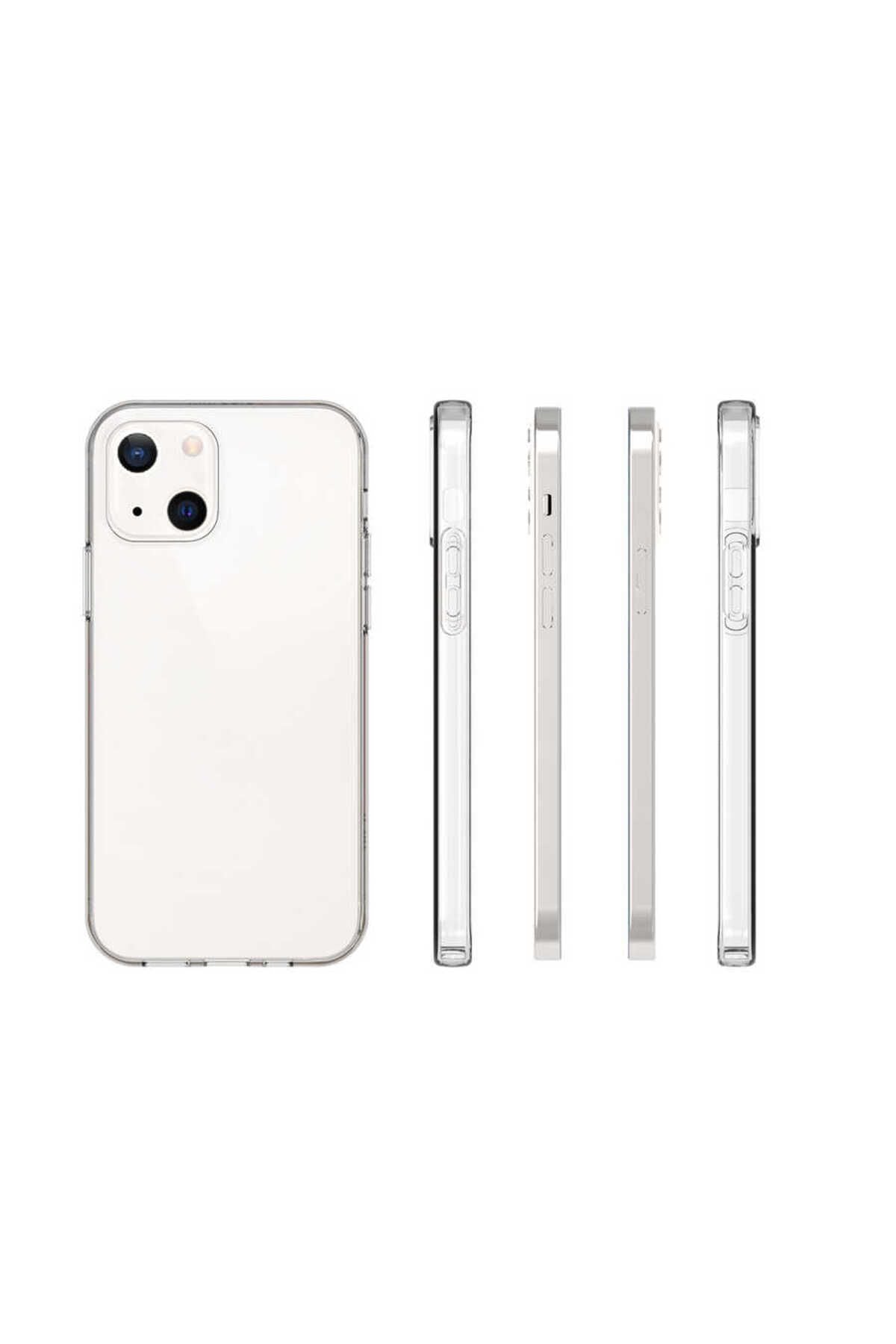 iPhone 15 Uyumlu Zore Süper Silikon Kılıf-Renksiz