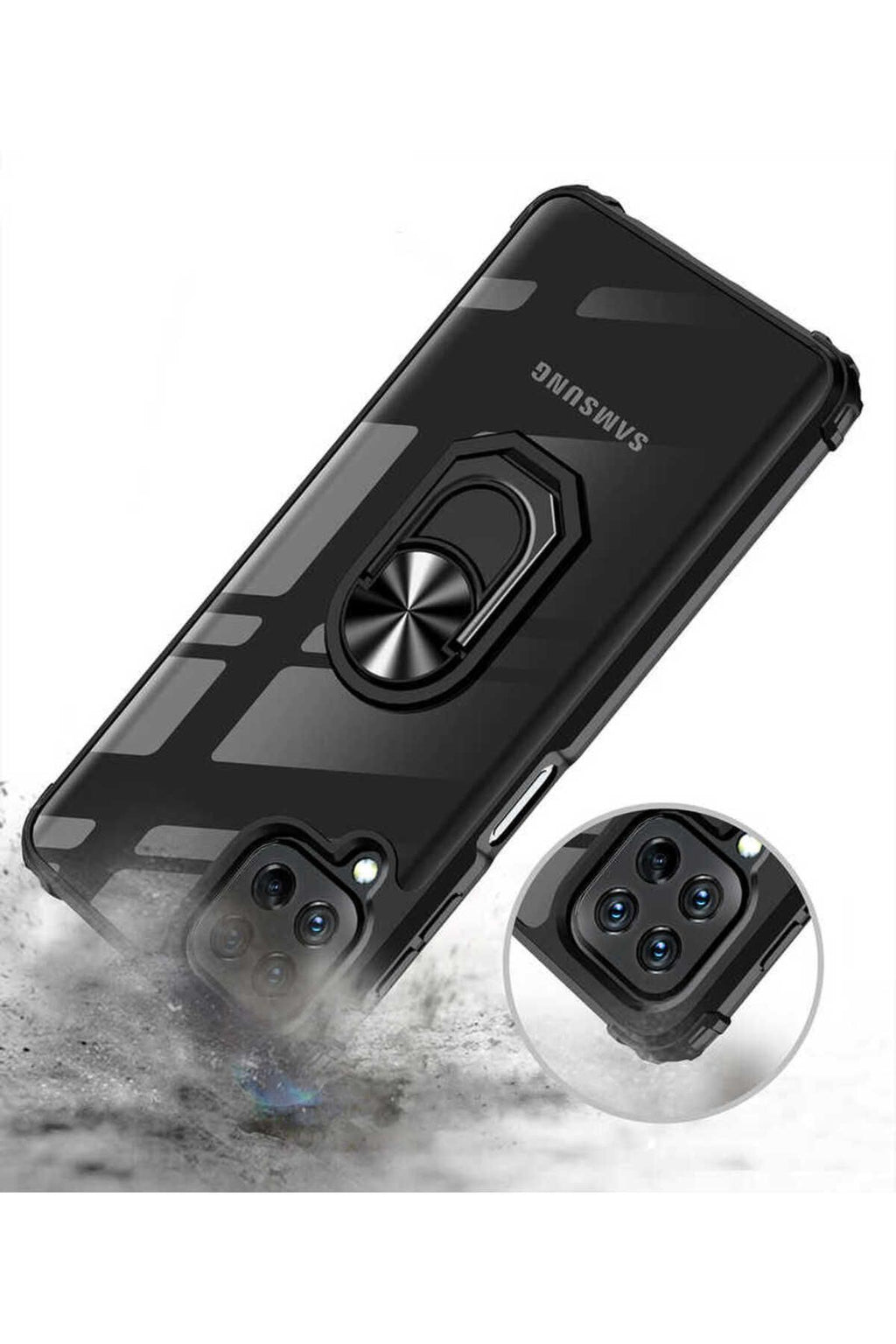 Galaxy A22 4G Kılıf Zore Mola Kapak - Kırmızı