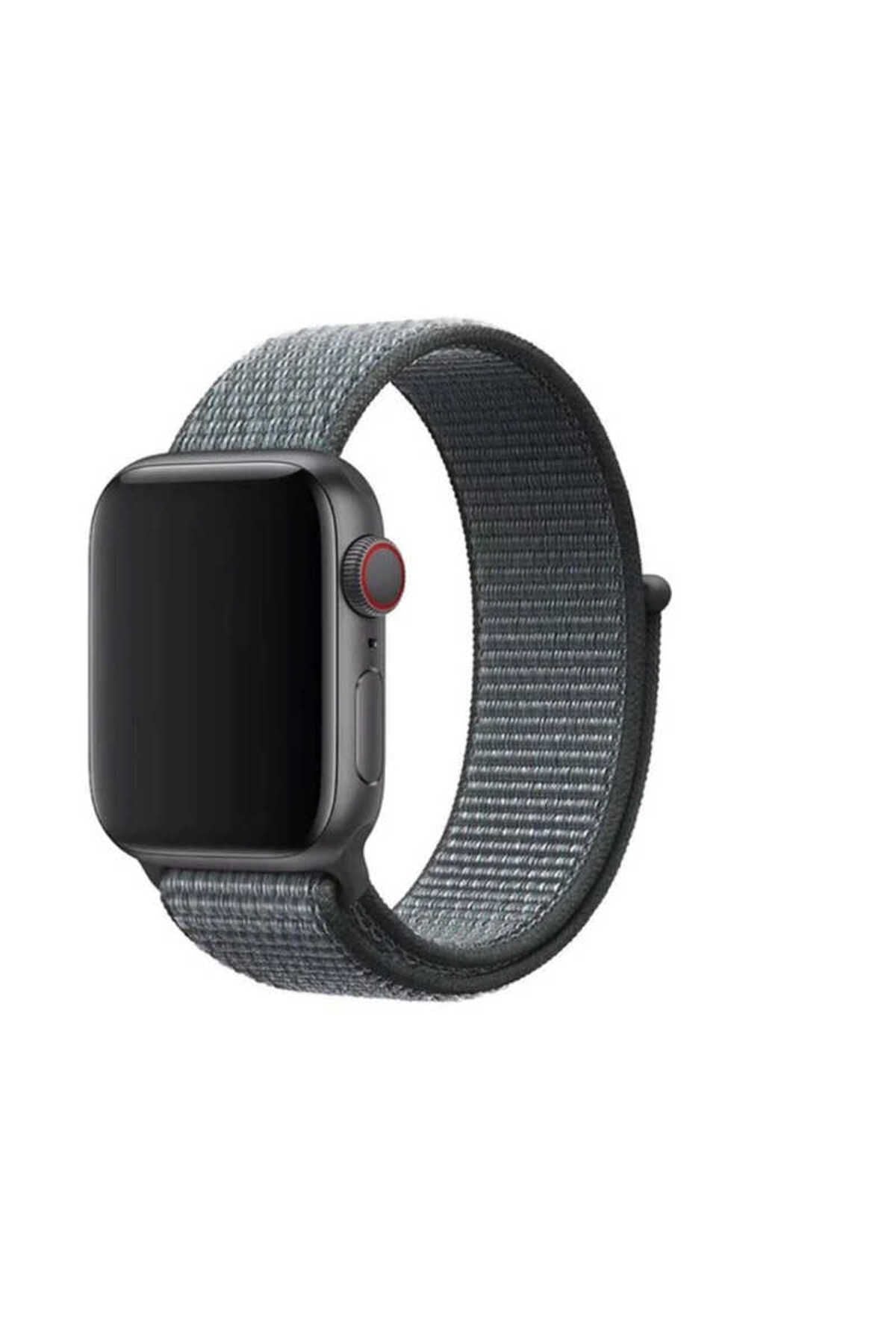 Watch Ultra 49mm Kordon Uyumlu KRD-03 Hasır Strap Kayış CLO- 24-Hisbicus