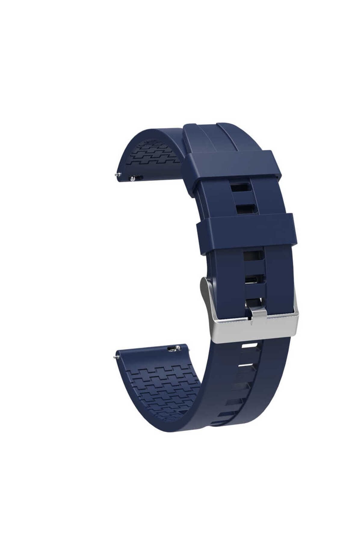 Galaxy Watch Active 2 44mm KRD-23 20mm Uyumlu Zore Kordon-Siyah