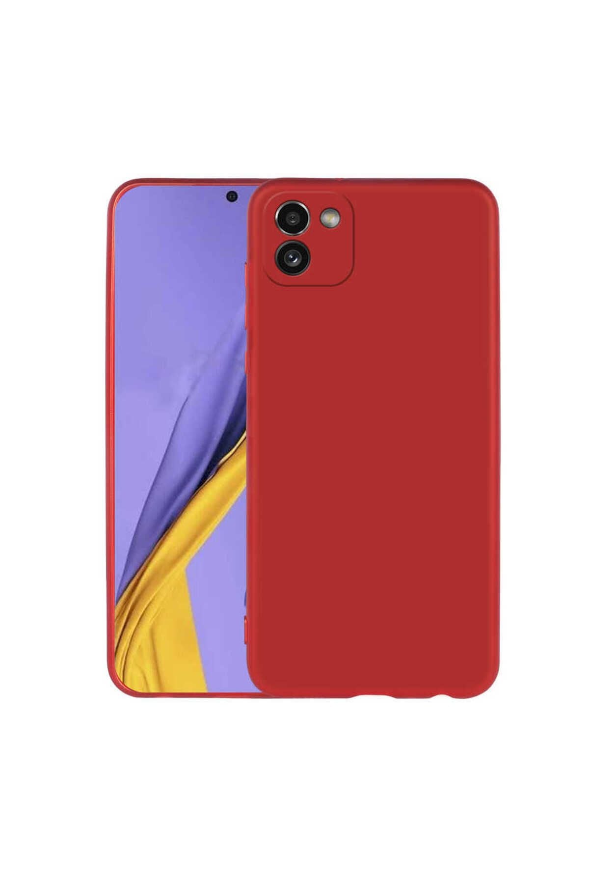 Galaxy A03 Kılıf TQR Premier Silikon Kapak - Gold