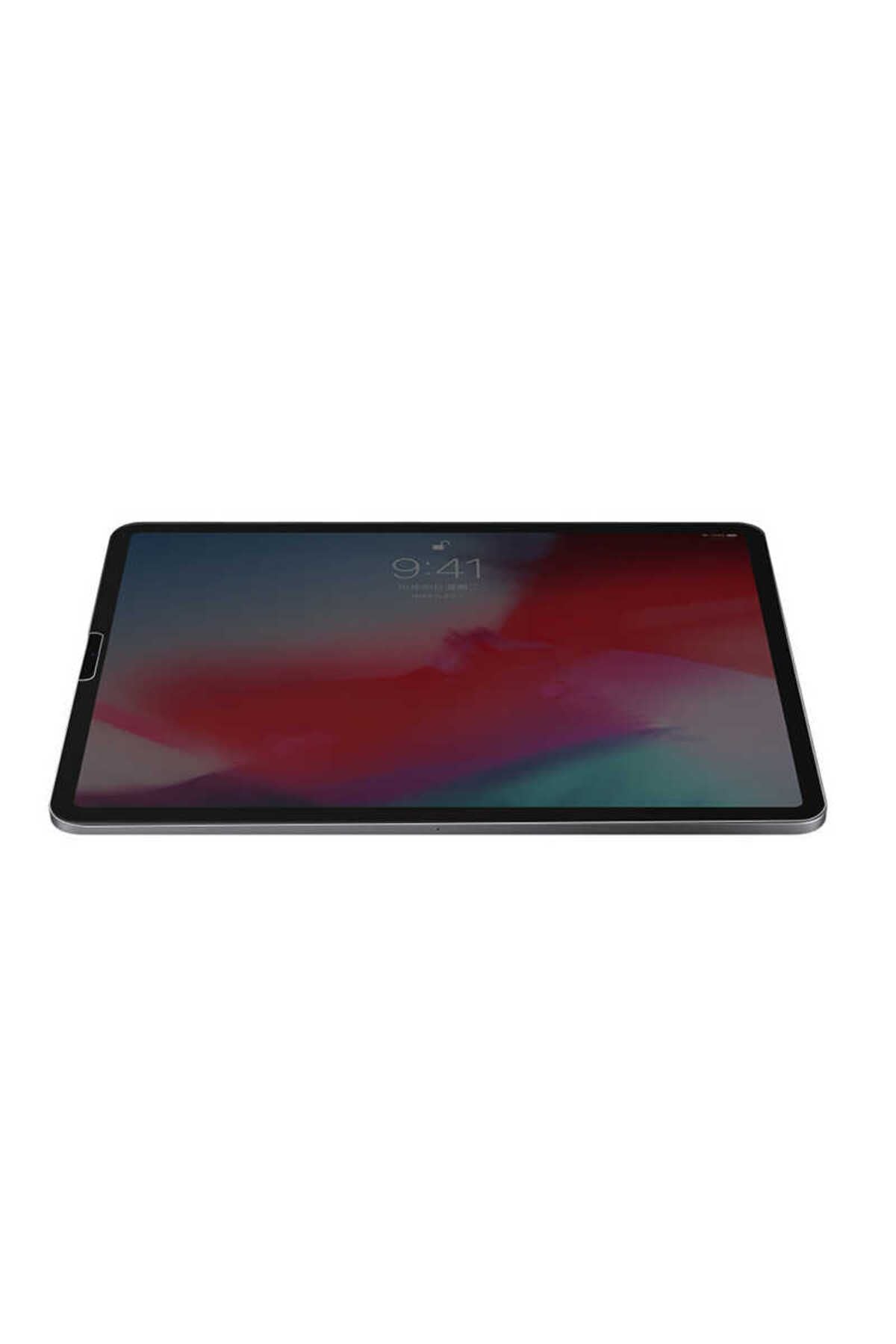 iPad Pro 12.9 2021 (5.Nesil) Uyumlu Zore Tablet Privacy Temperli Cam Ekran Koruyucu-Siyah