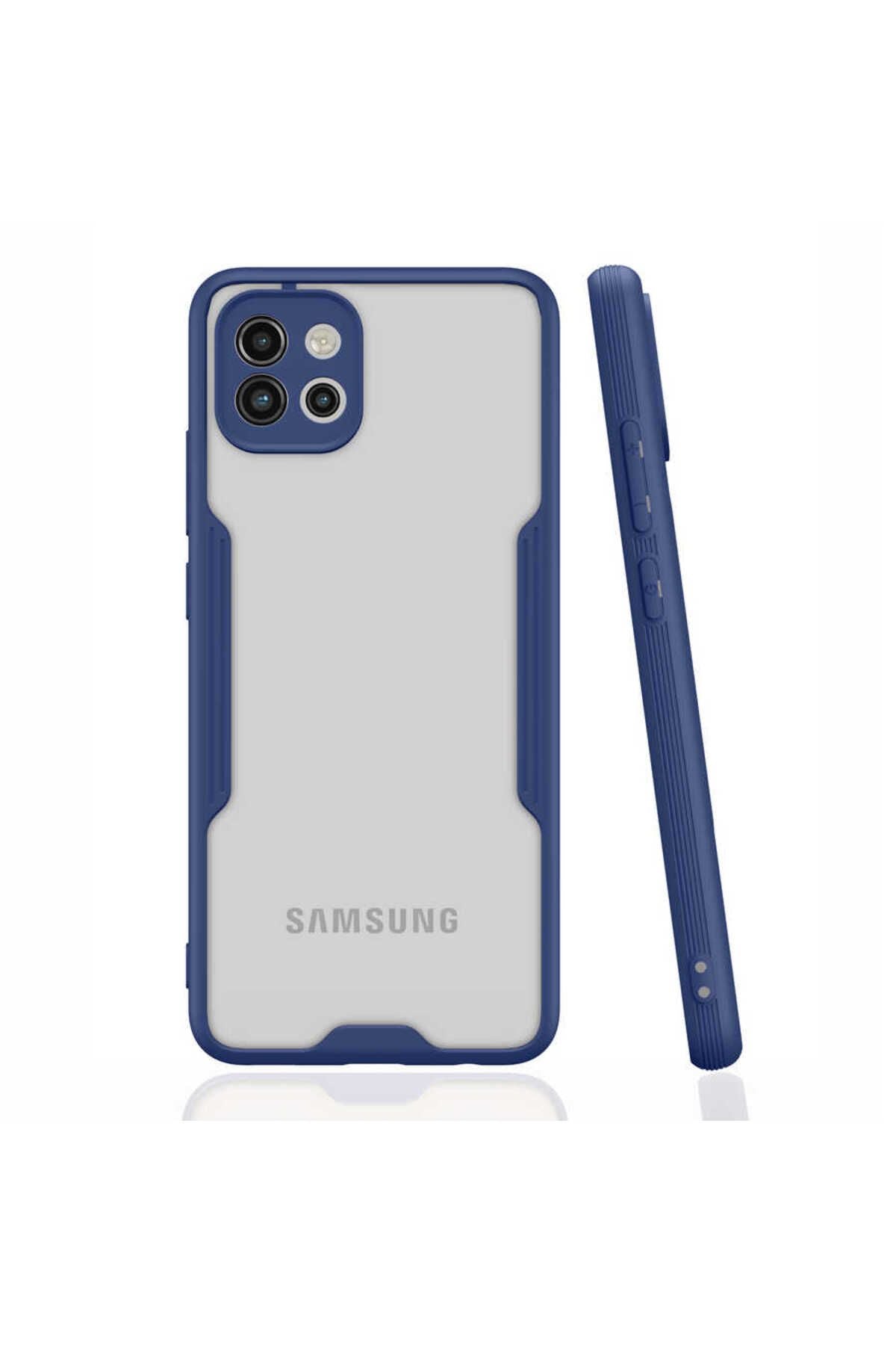 Galaxy A03 Kılıf Zore Parfe Kapak - Koyu Yeşil