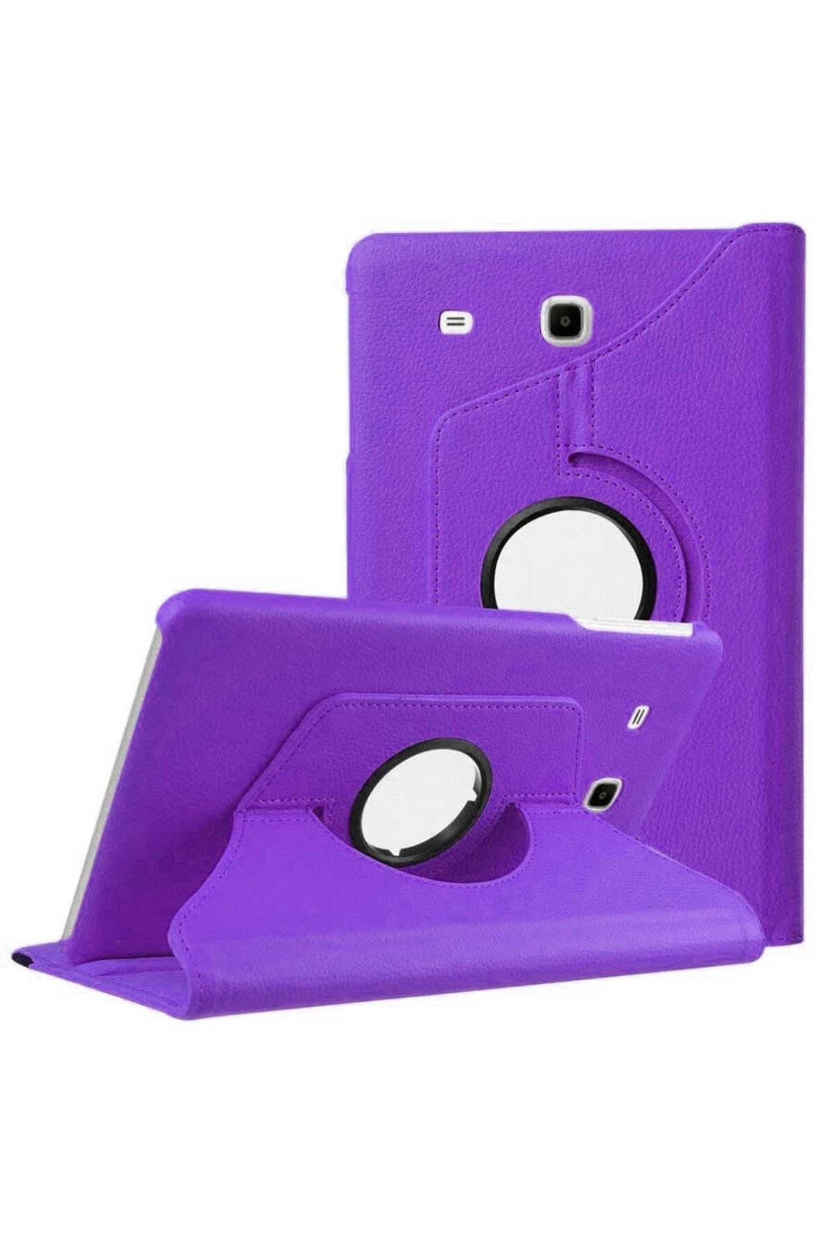 Galaxy Tab A 7.0 T285  Uyumlu Zore Dönebilen Standlı Kılıf-Pembe