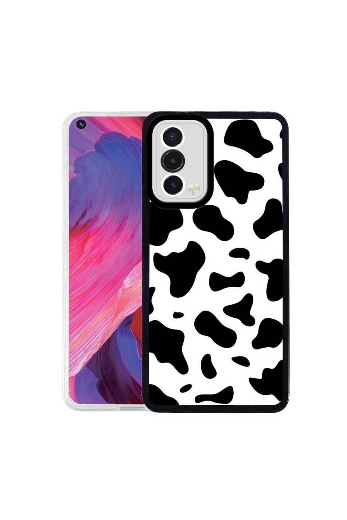 A74 4G Kılıf TUVA M-Fit Desenli Kapak - Cow No1