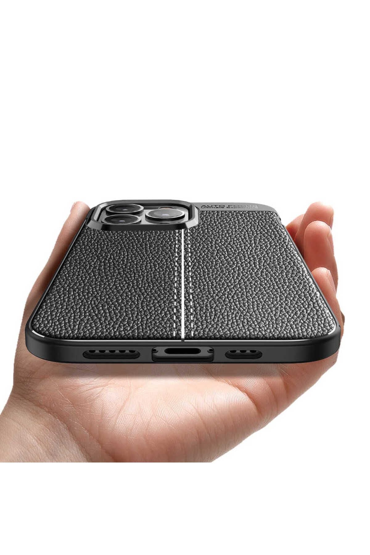 iPhone 14 Pro Max Uyumlu Zore Niss Silikon Kılıf-Siyah