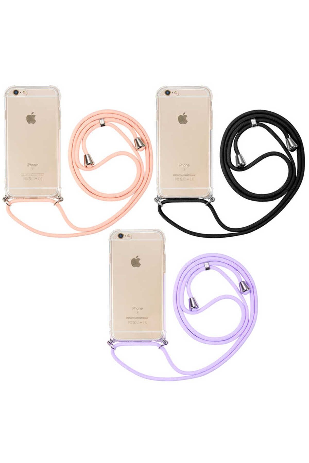 iPhone SE 2022 Uyumlu Zore X-Rop Kılıf-Renksiz