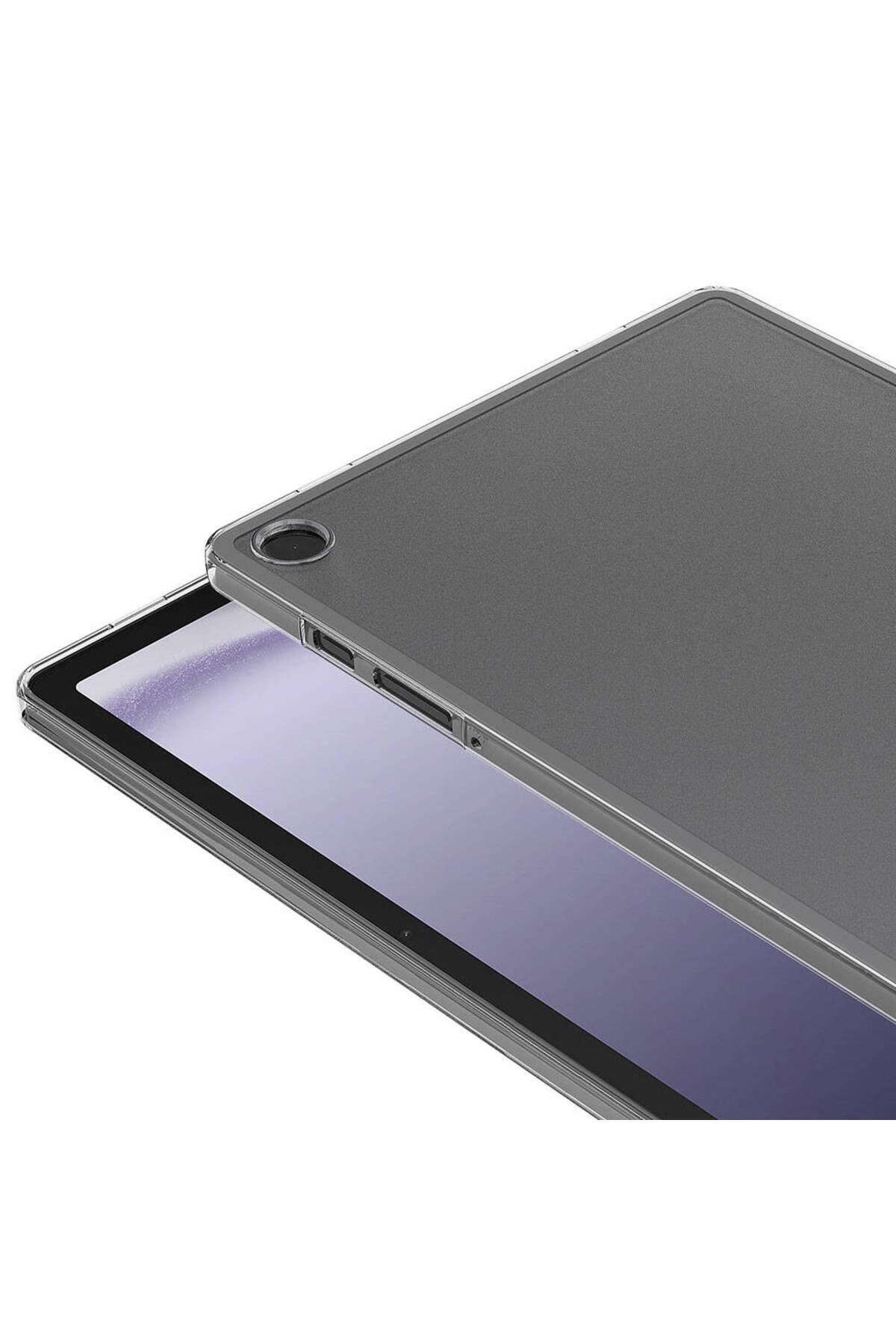 Galaxy Tab A9 Kılıf  Uyumlu Zore Tablet Süper Silikon Kapak-Renksiz