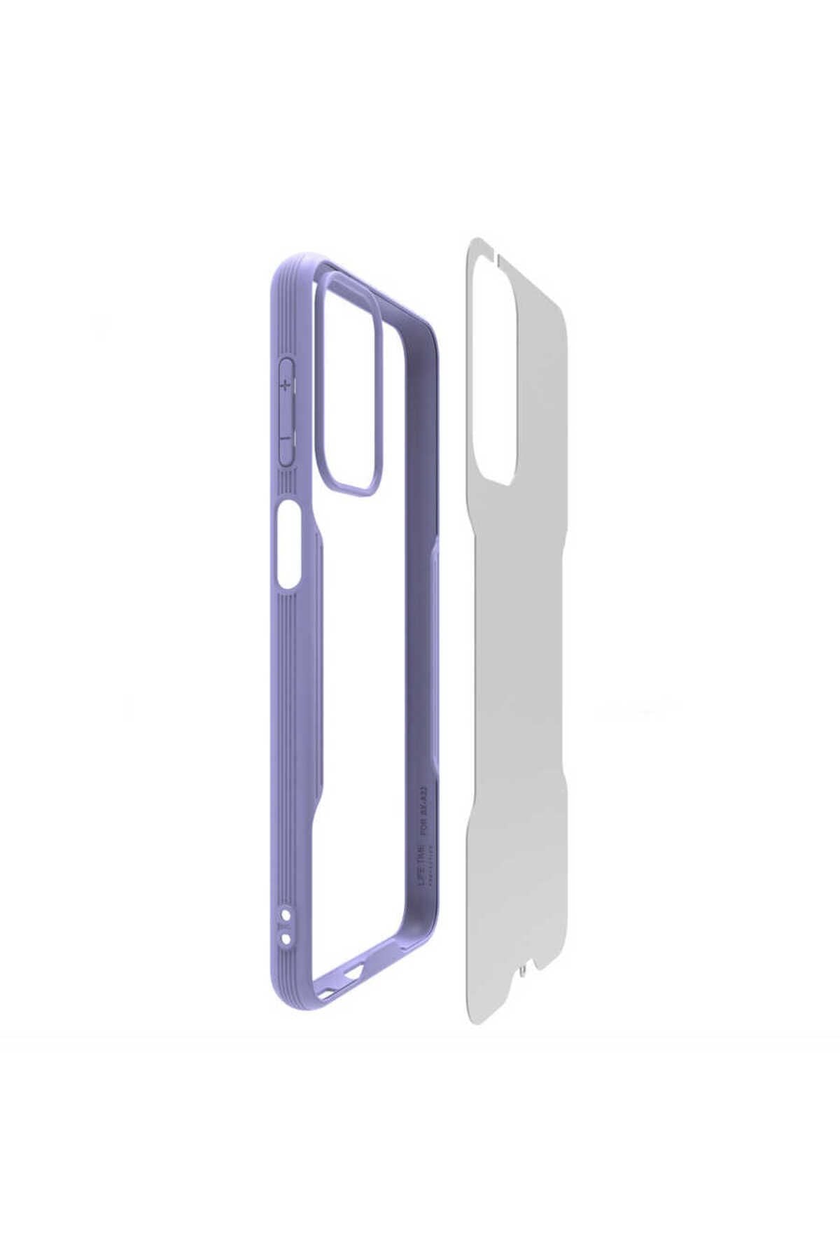 Galaxy A23 Kılıf Zore Parfe Kapak - Mavi