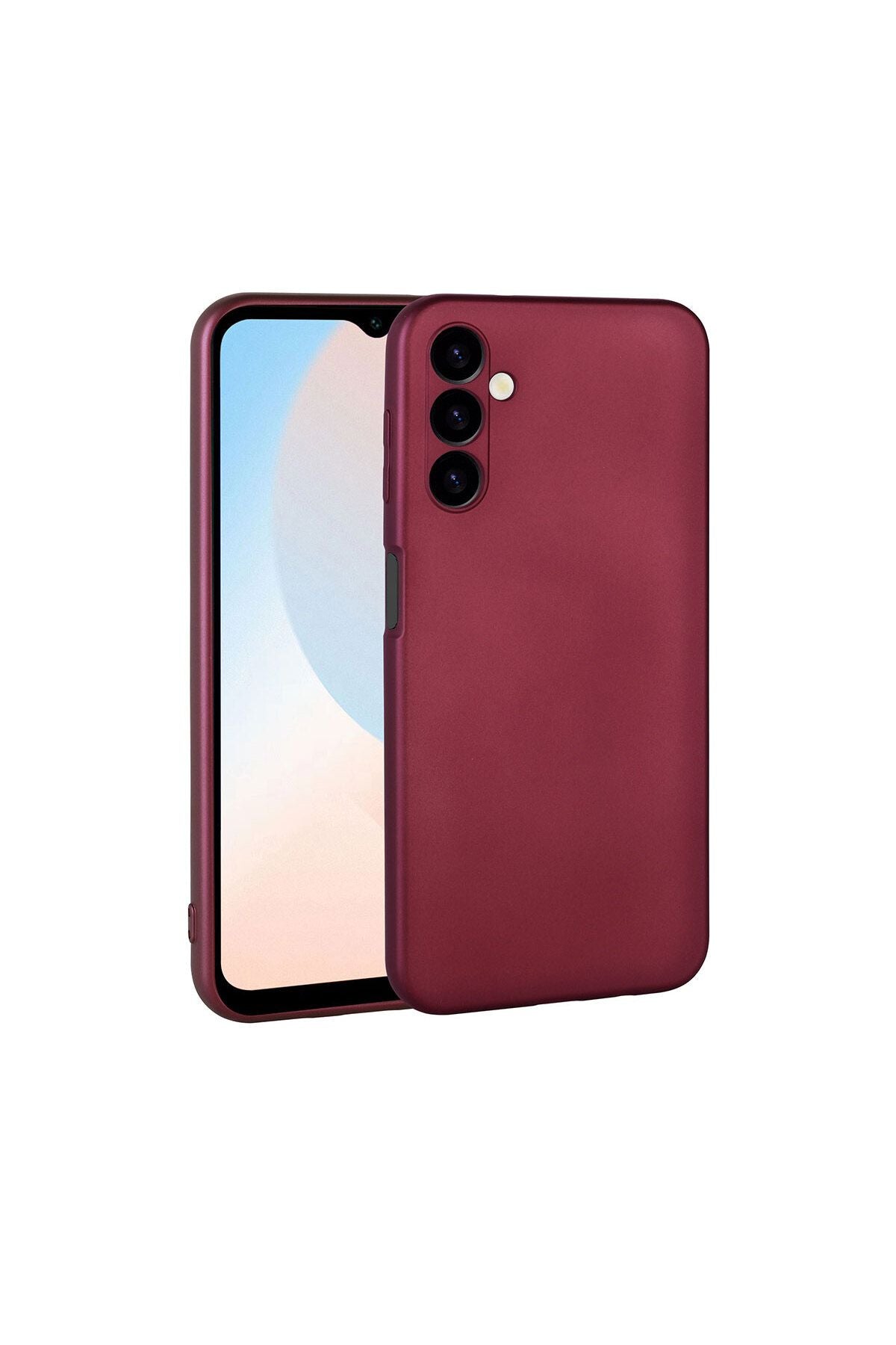 Galaxy A24 Kılıf Zore Premier Silikon Kapak - Mürdüm