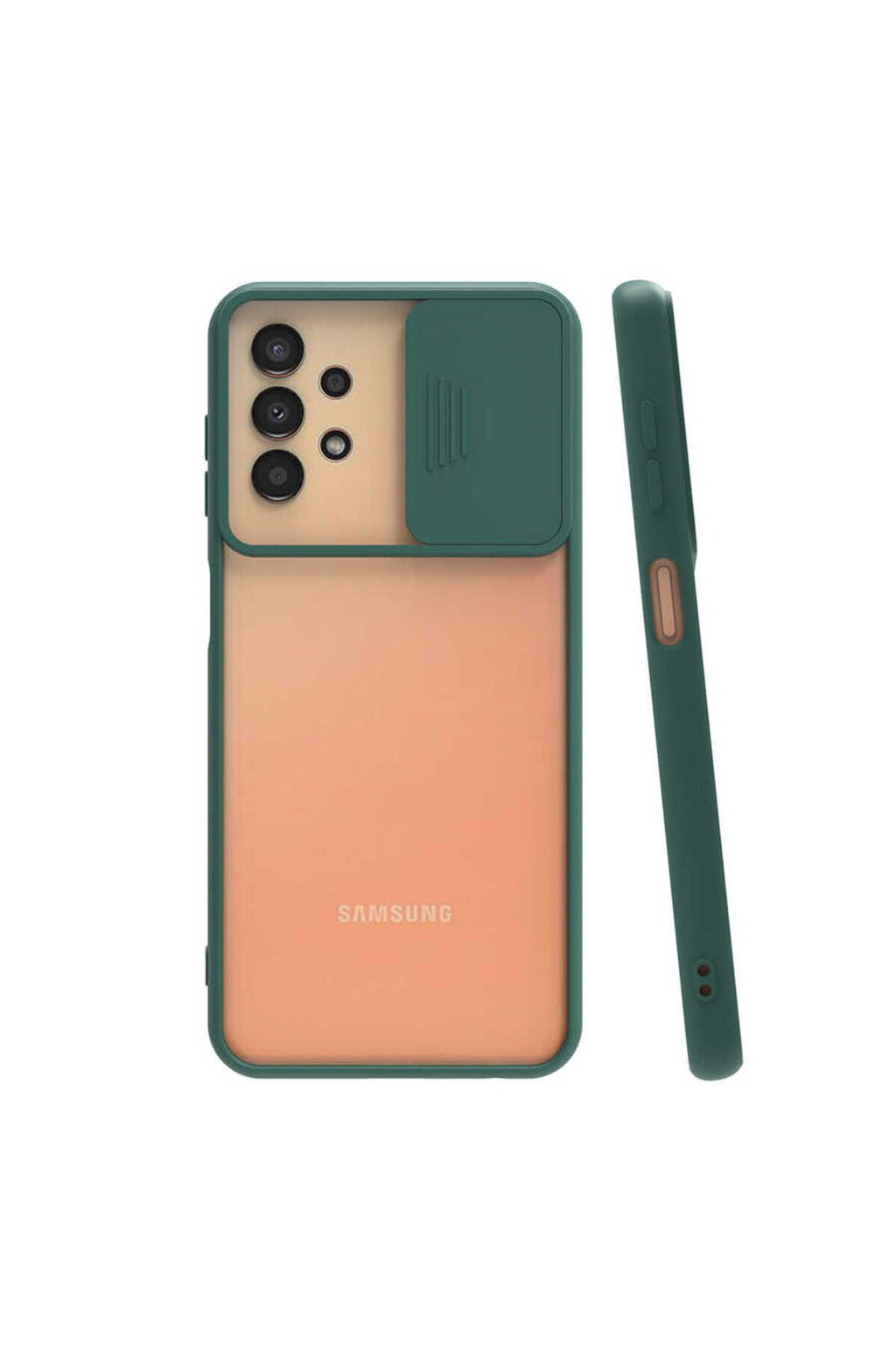 Galaxy A33 5G Kılıf SVL Lensi Kapak - Koyu Yeşil