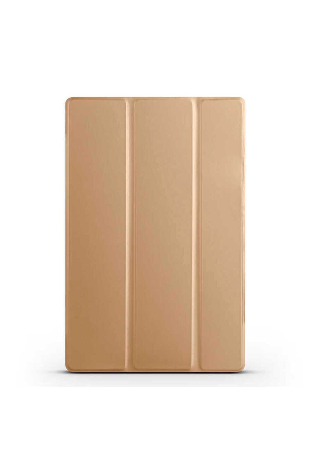 Galaxy Tab A8 10.5 SM-X200 (2021)  Uyumlu Zore Smart Cover Standlı 1-1 Kılıf-Gri