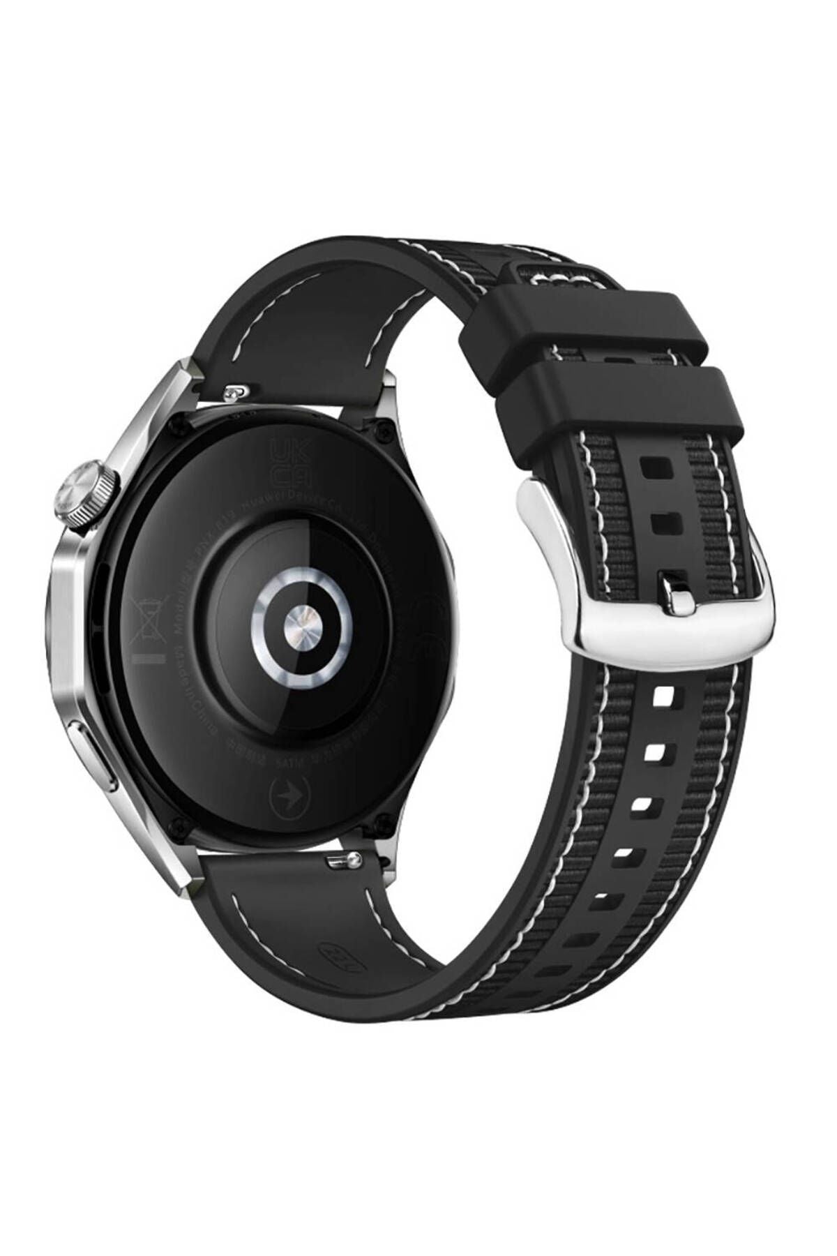Galaxy Watch 46mm Uyumlu TCG KRD-102 22mm Silikon Kordon-Mavi