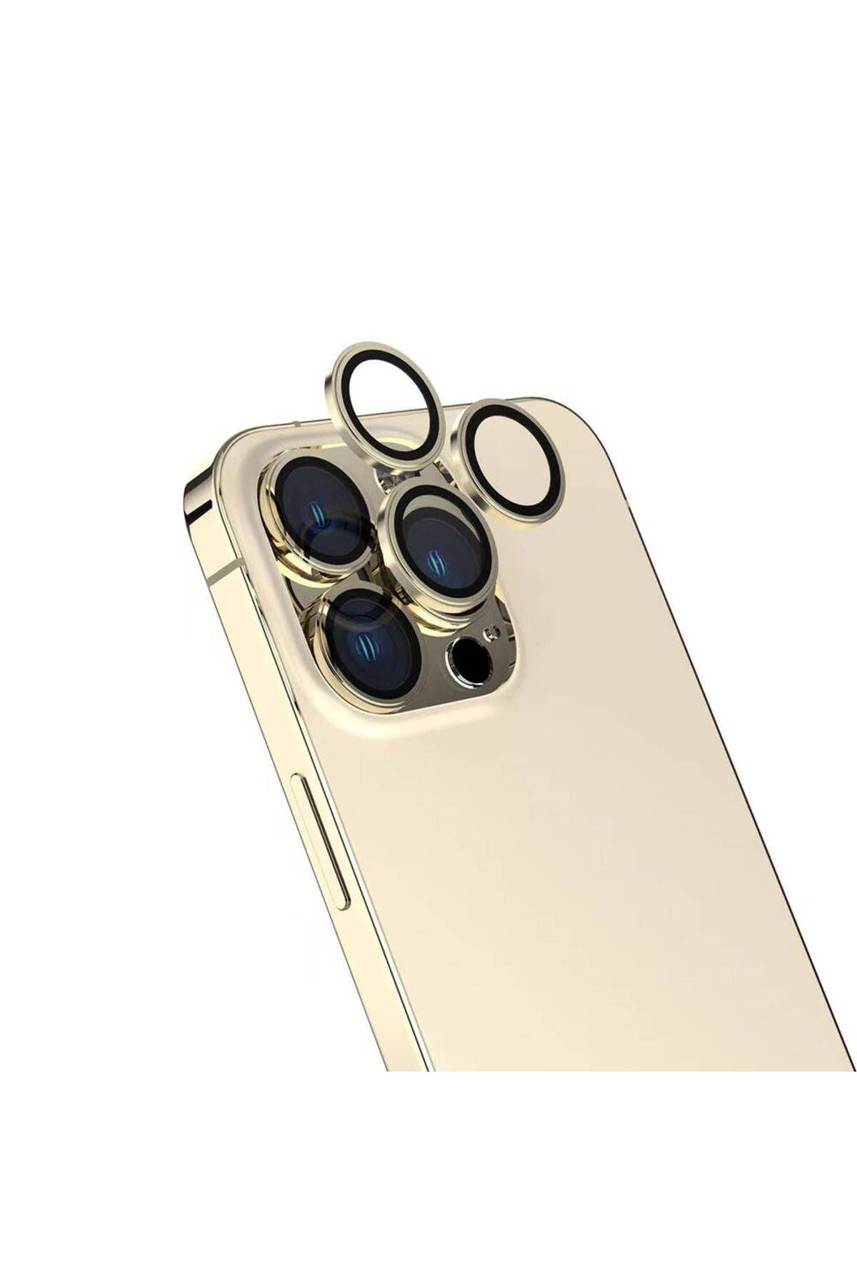 Apple iPhone 16 Pro Max Zore CL-15 Parmak İzi Bırakmayan Anti-Reflective Kamera Lens Koruyucu-Gri