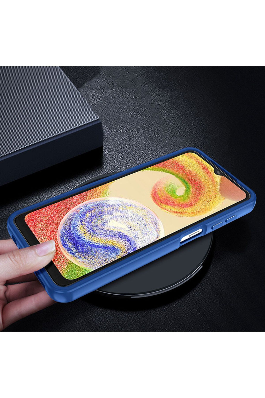 Galaxy A04E Kılıf Zore Flora Kapak - Siyah