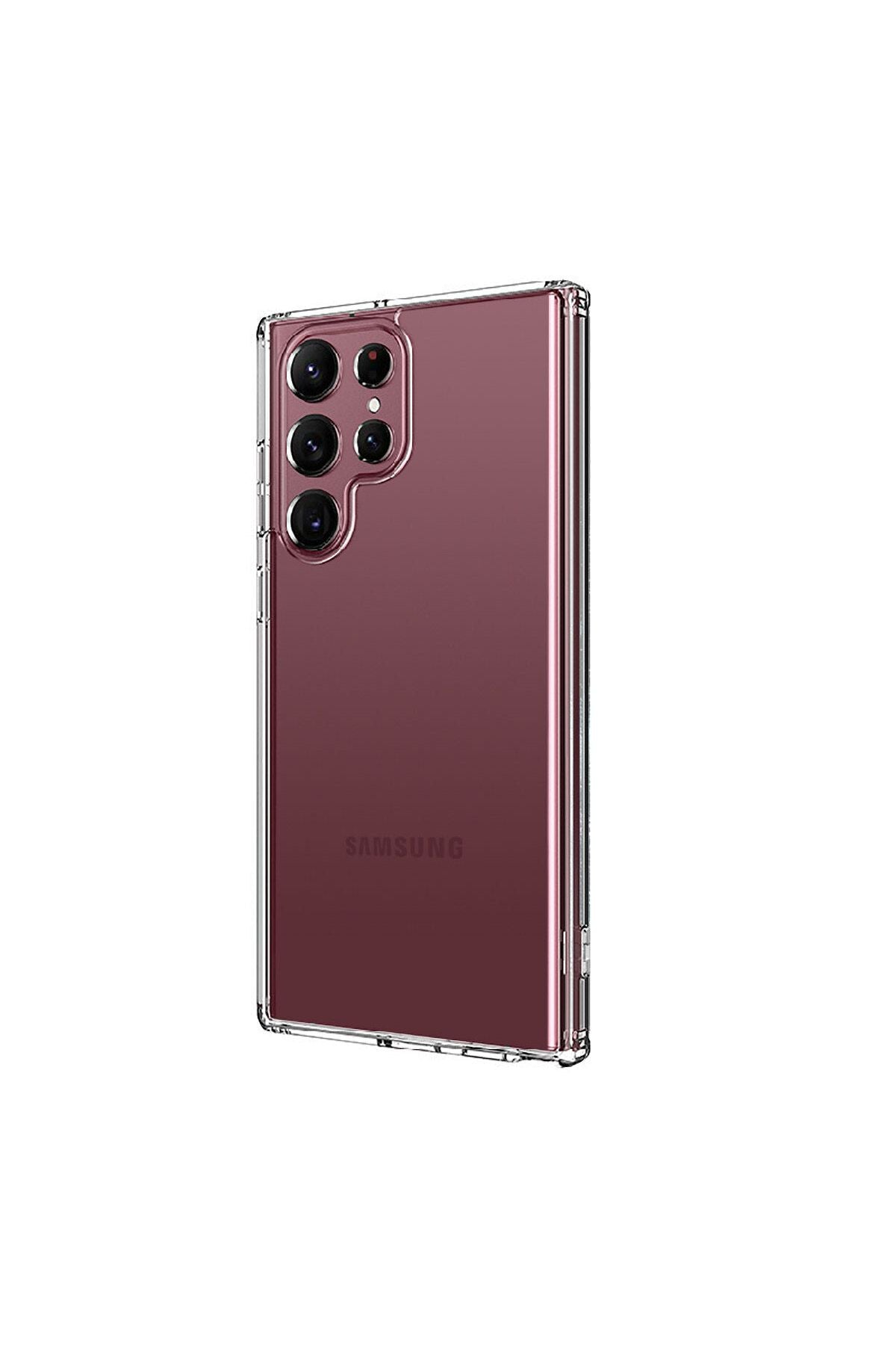 Galaxy S23 Ultra Uyumlu Zore 2mm Anti Shock Silikon-Renksiz