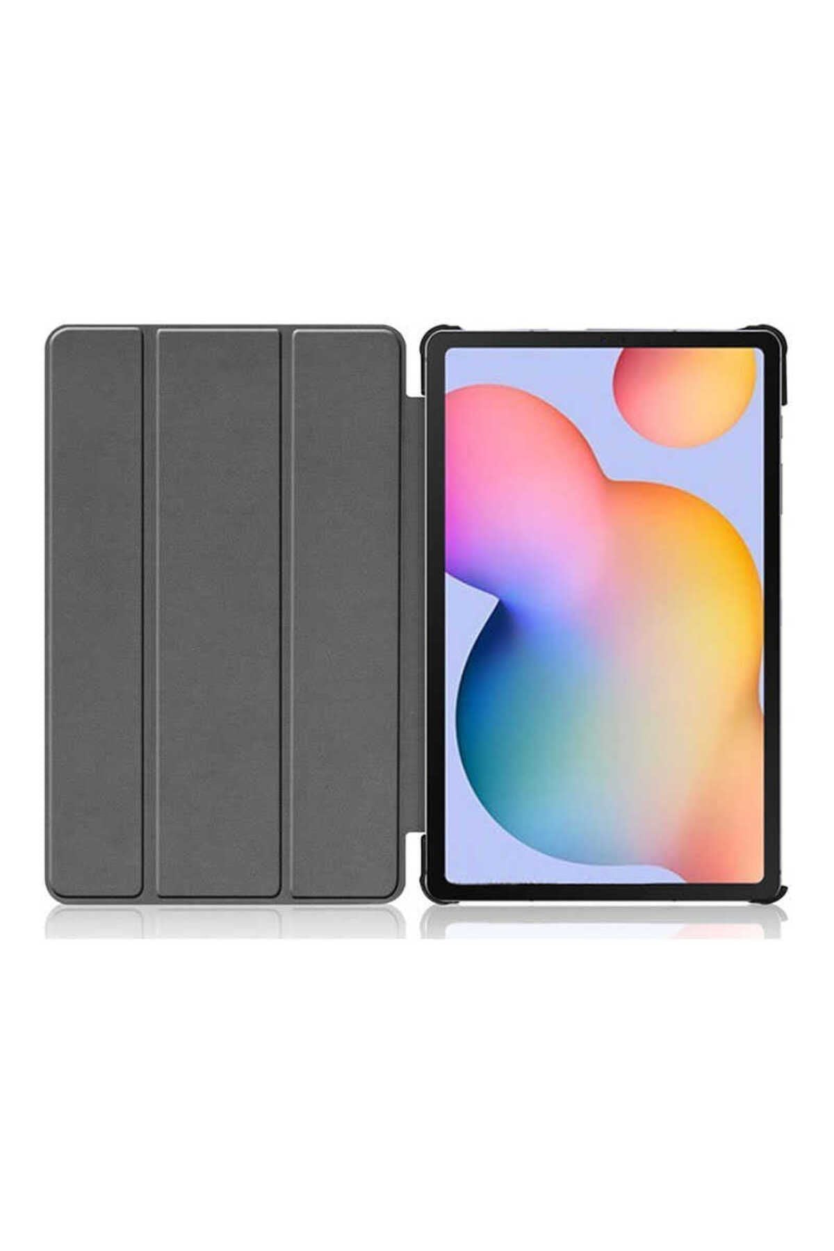 Galaxy Tab S7 T870  Uyumlu Zore Smart Cover Standlı 1-1 Kılıf-Lacivert