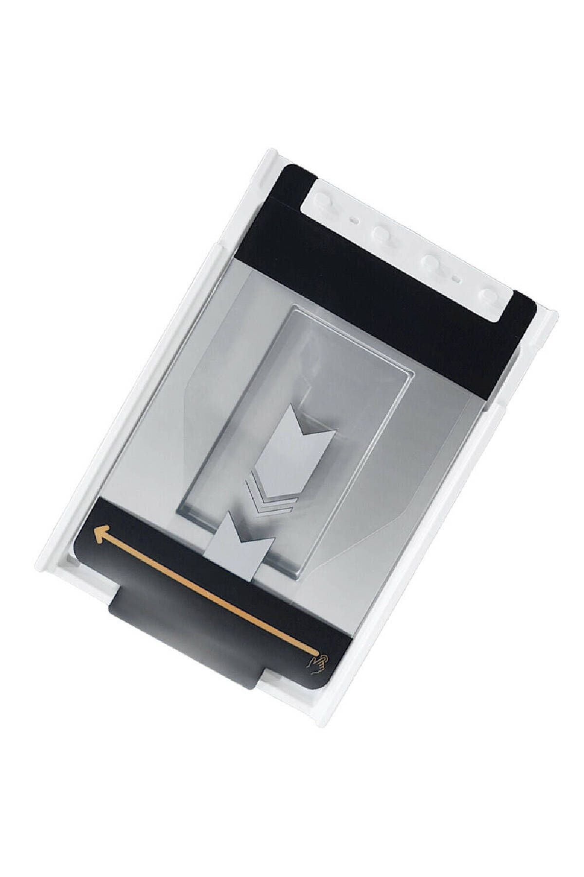 iPad 10.2 (8.Nesil) Uyumlu Zore Kolay Uygulama Aparatlı Easy Cam Ekran Koruyucu-Siyah