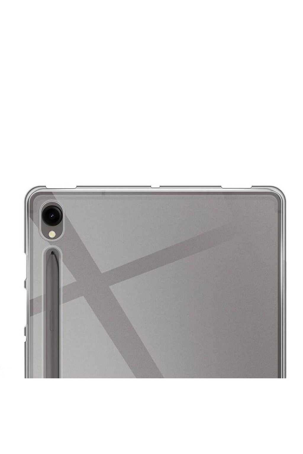 Galaxy Tab S9 Kılıf  Uyumlu Zore Tablet Süper Silikon Kapak-Renksiz