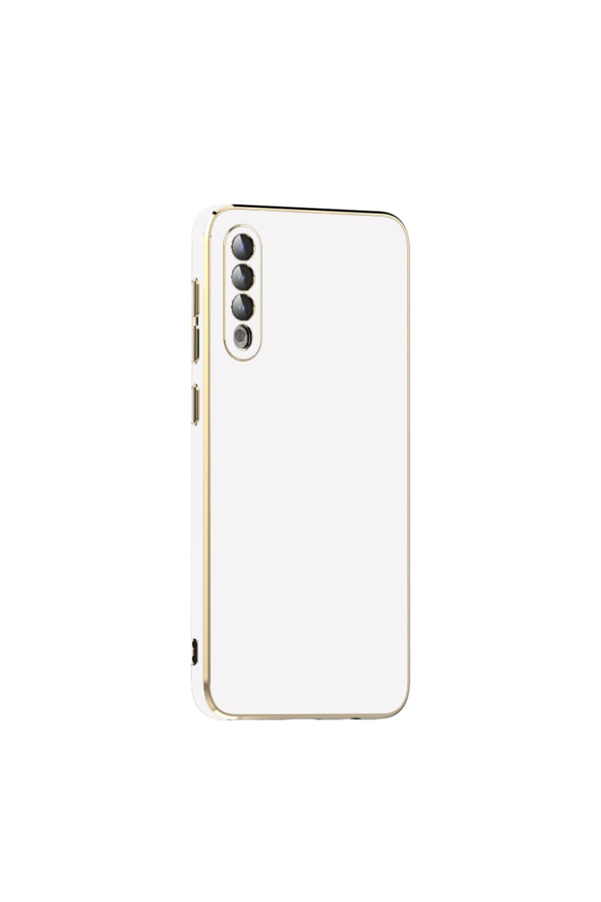 Galaxy A50 Kılıf Zore Bark Kapak - Beyaz