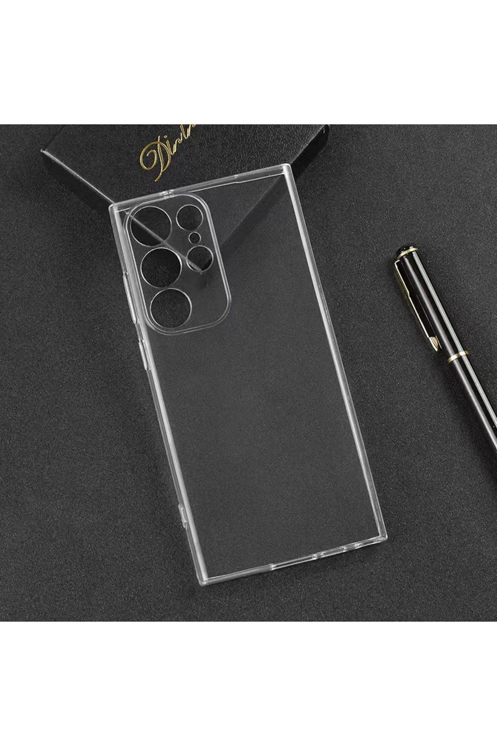 Galaxy S23 Ultra Uyumlu BTH Süper Silikon Kılıf-Renksiz