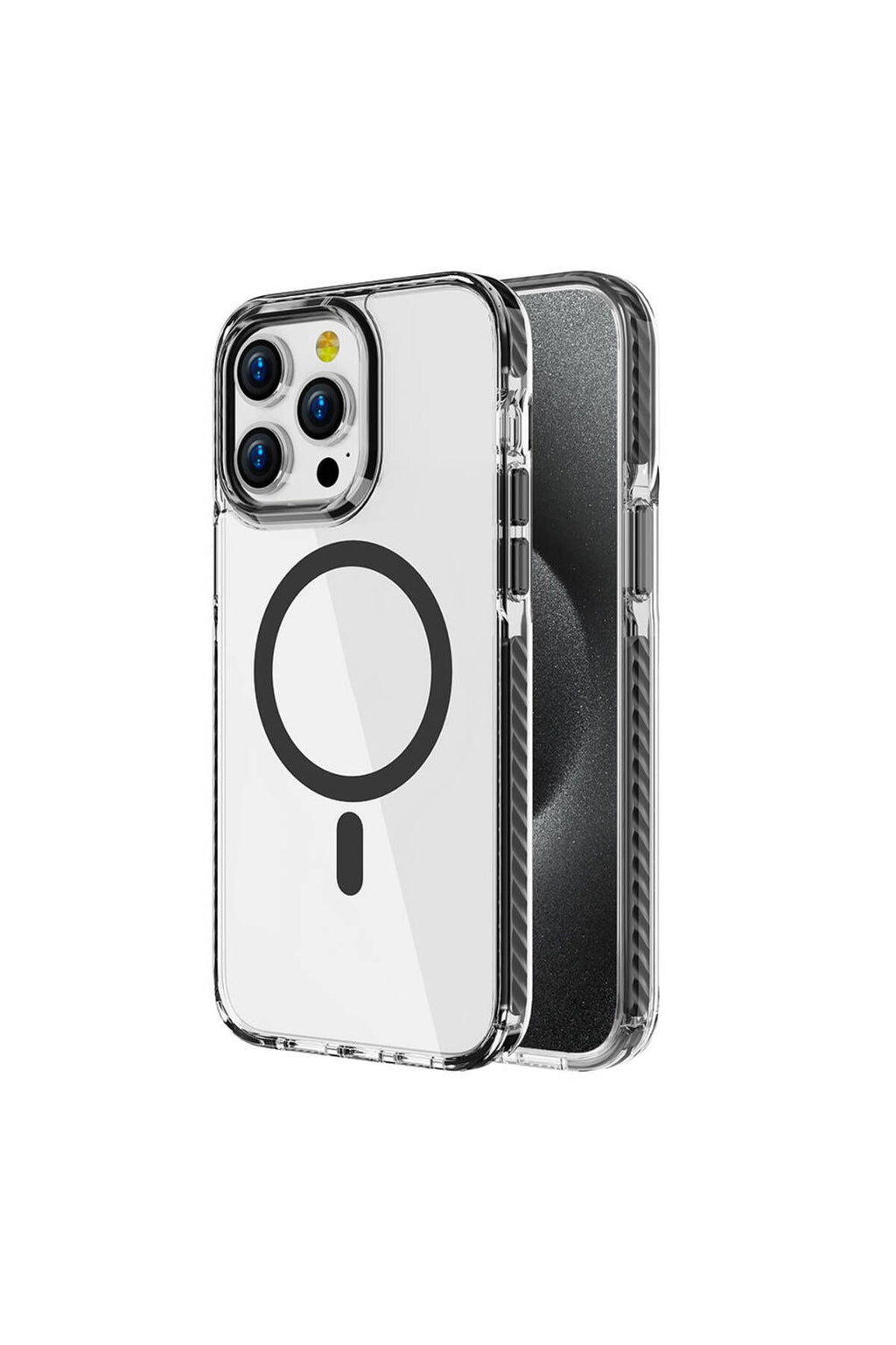 iPhone 15 Pro Max Kılıf Magsafe Şarj Özellikli Airbagli Takılabilir Askı Aparatlı Zore Nana Kapak -