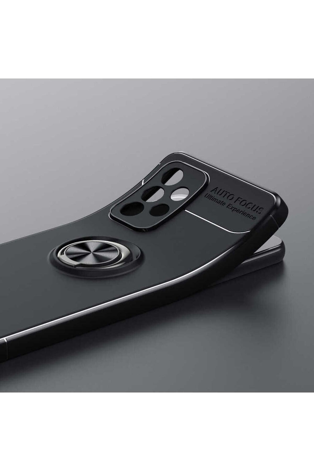 Galaxy A53 5G Kılıf Zore Ravel Silikon Kapak - Siyah