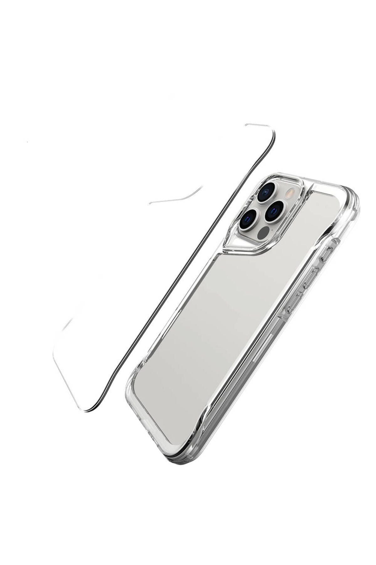 iPhone 16 Pro Kılıf Zore T-Max Kapak - Şeffaf