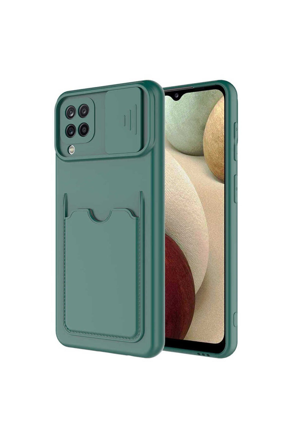 Galaxy A22 4G Kılıf Zore Kartix Kapak - Lila