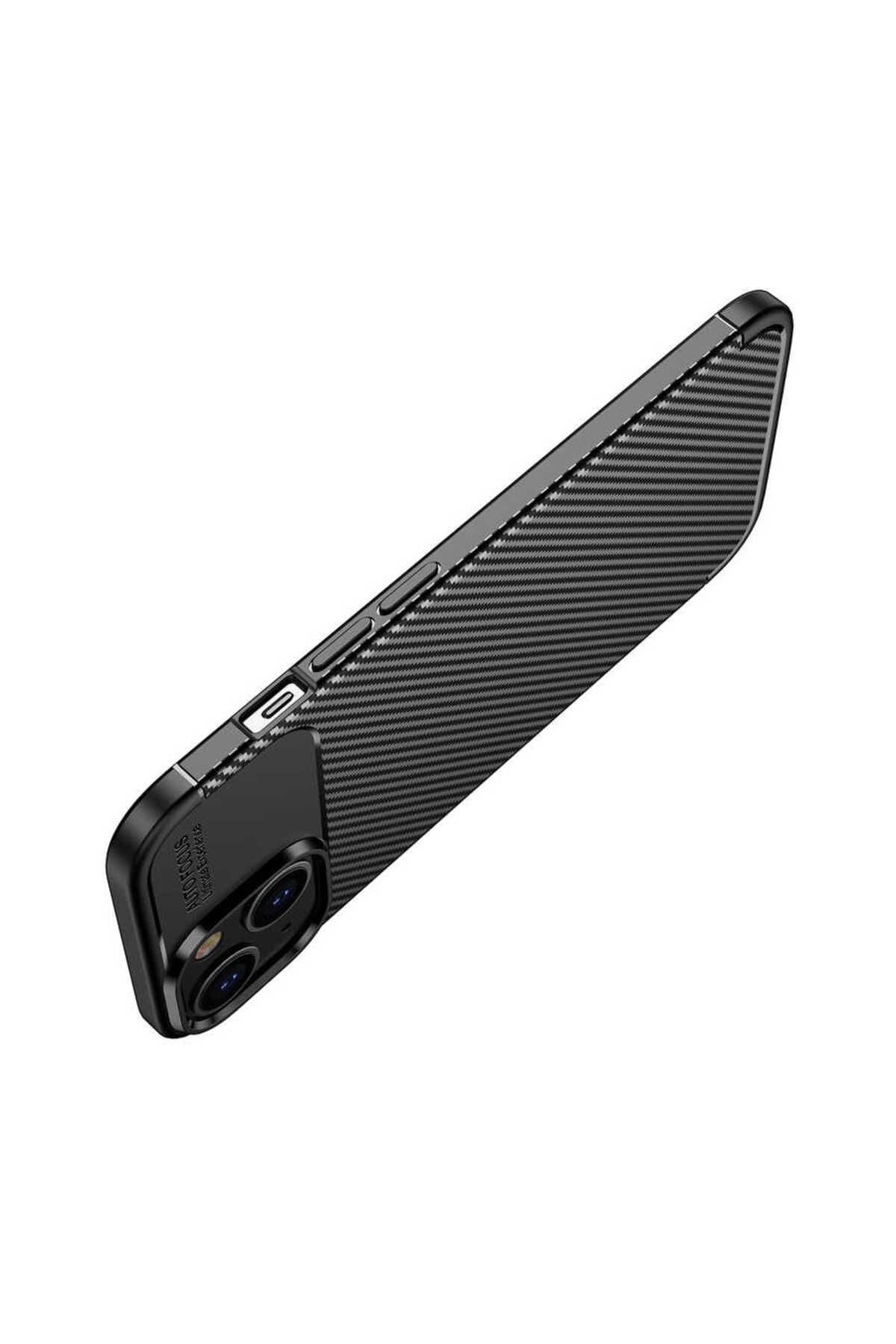 iPhone 14 Uyumlu Zore Negro Silikon Kılıf-Siyah