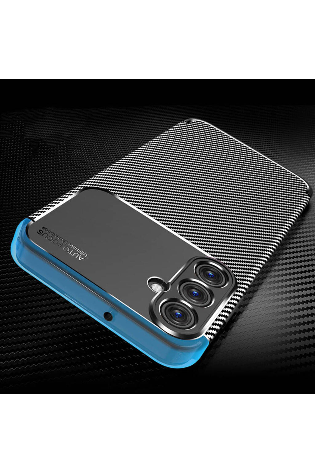 Galaxy A15 Kılıf Zore Negro Silikon Kapak - Siyah