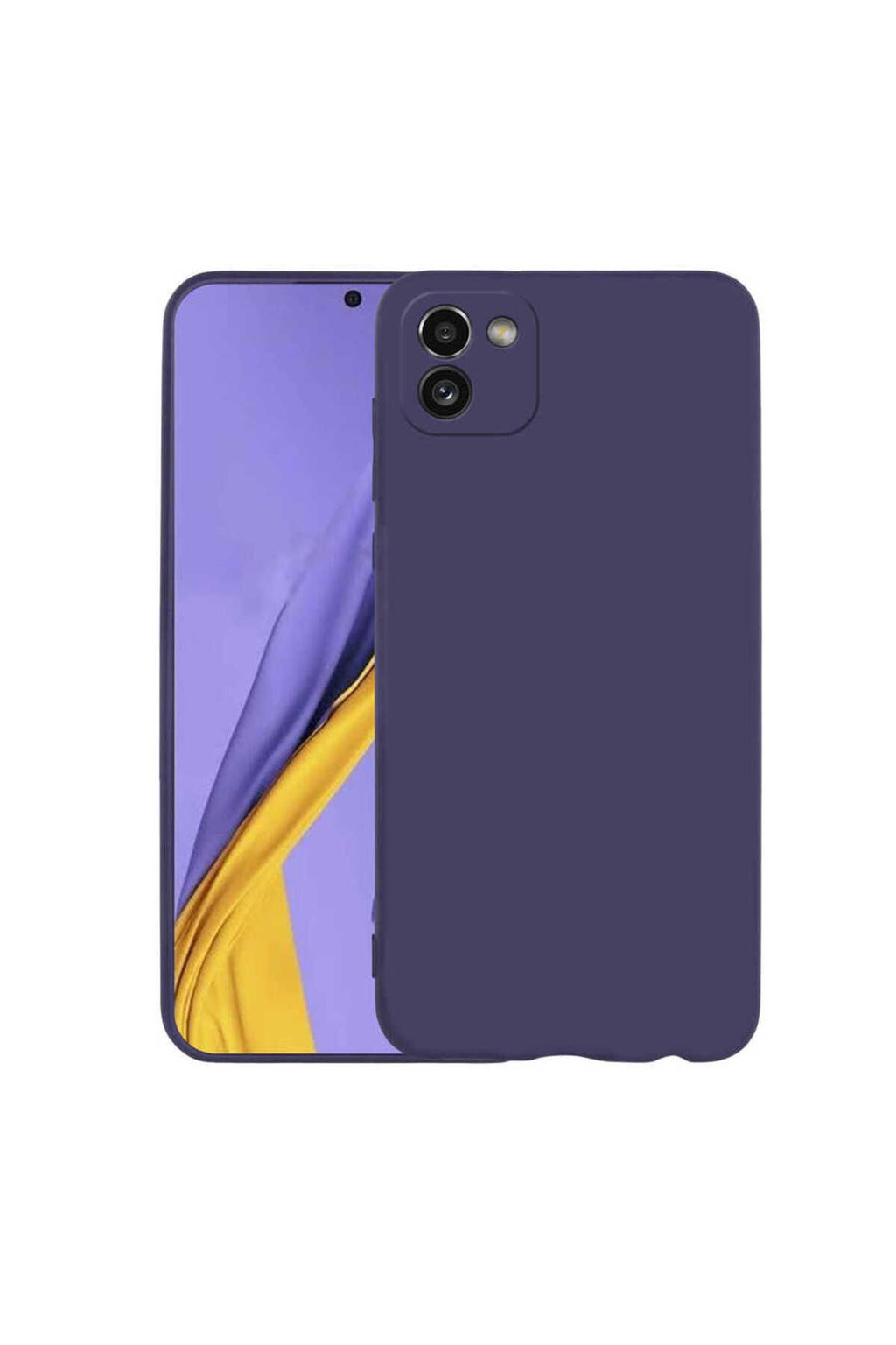 Galaxy A03 Kılıf Zore Premier Silikon Kapak - Lacivert