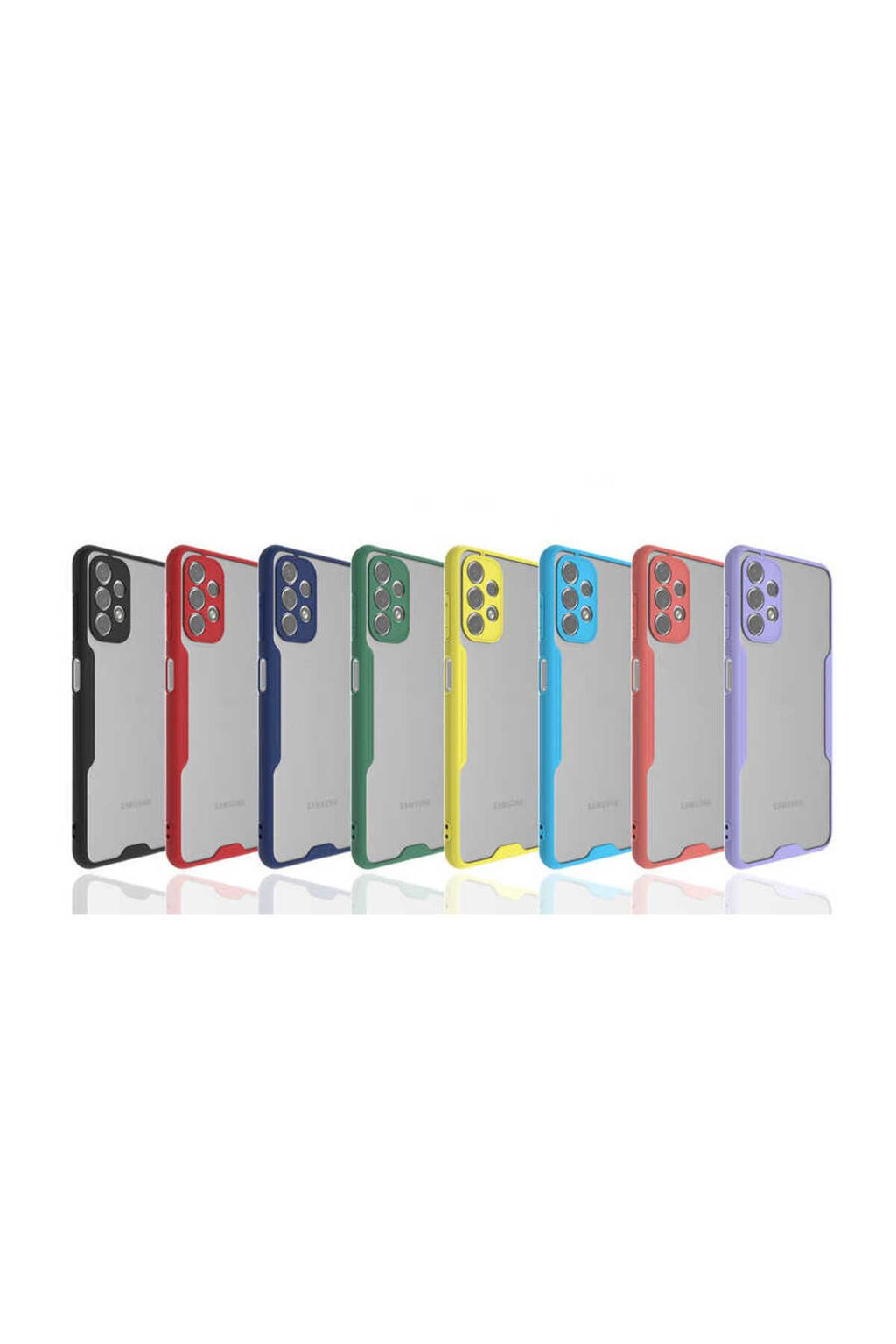 Galaxy A13 4G Kılıf Zore Parfe Kapak - Siyah