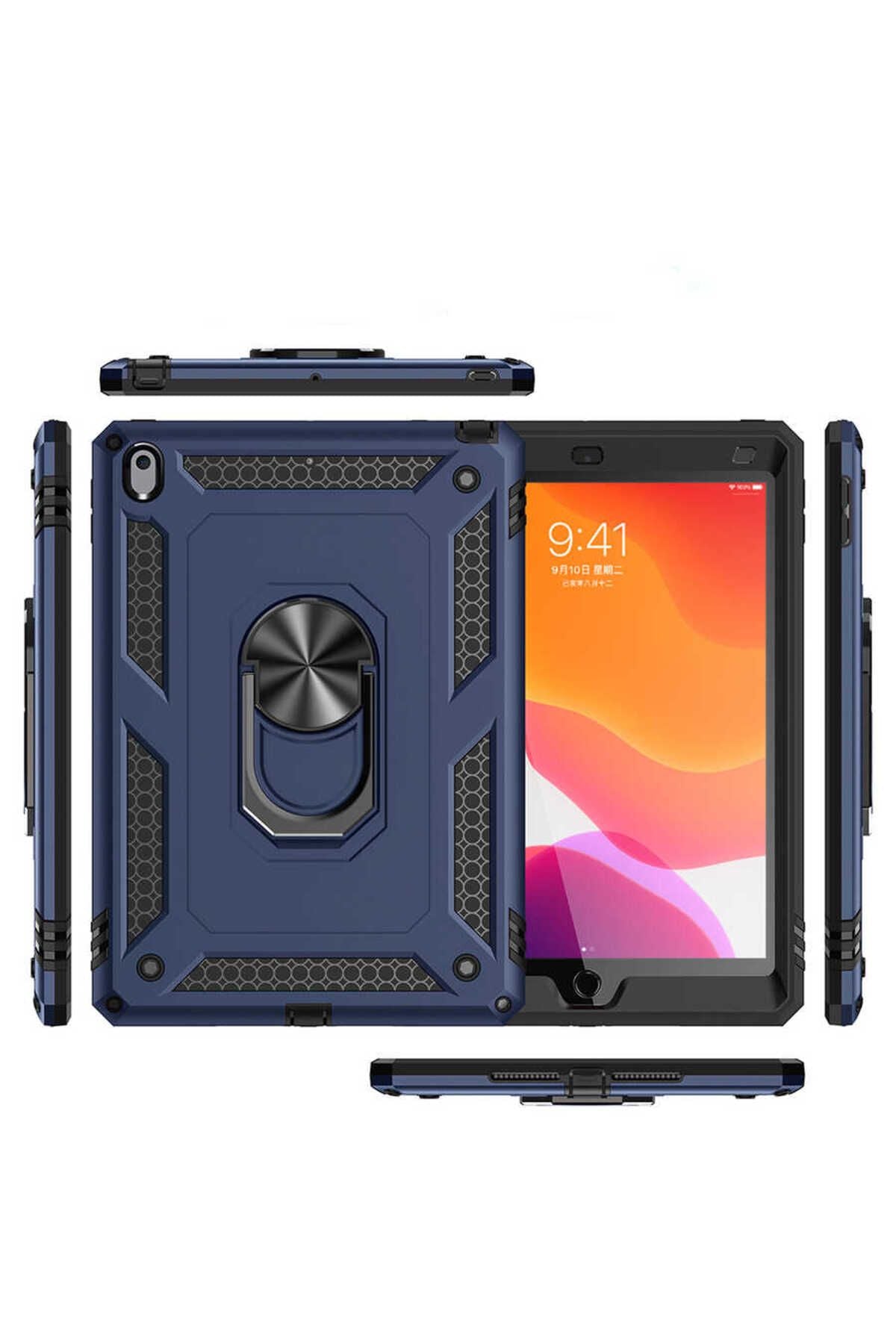 iPad 10.2 2021 (9.Nesil) - Uyumlu Uyumlu Zore Tablet Vega Kapak-Siyah